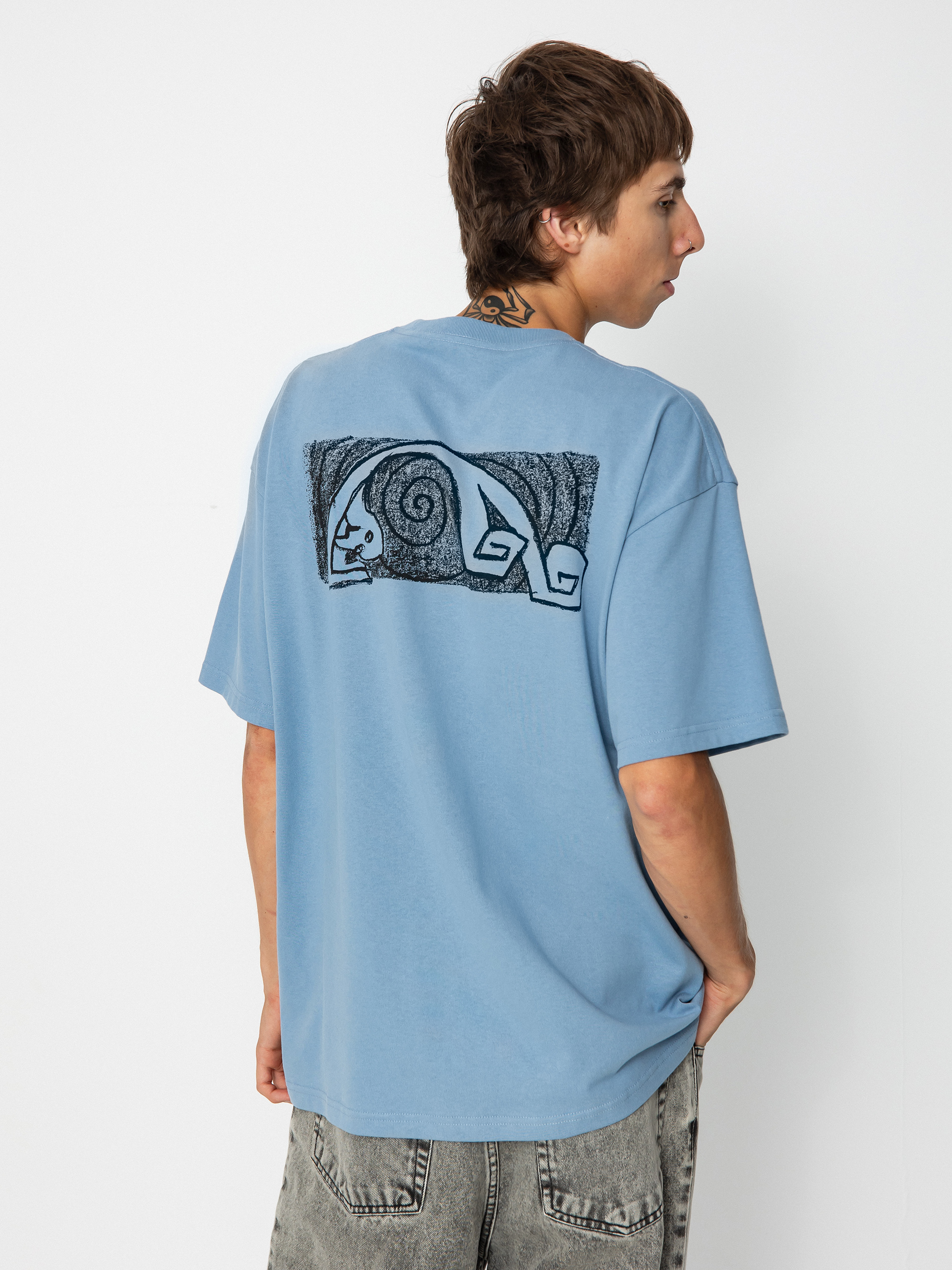 Tricou Polar Skate Yoga Trippin (oxford blue)