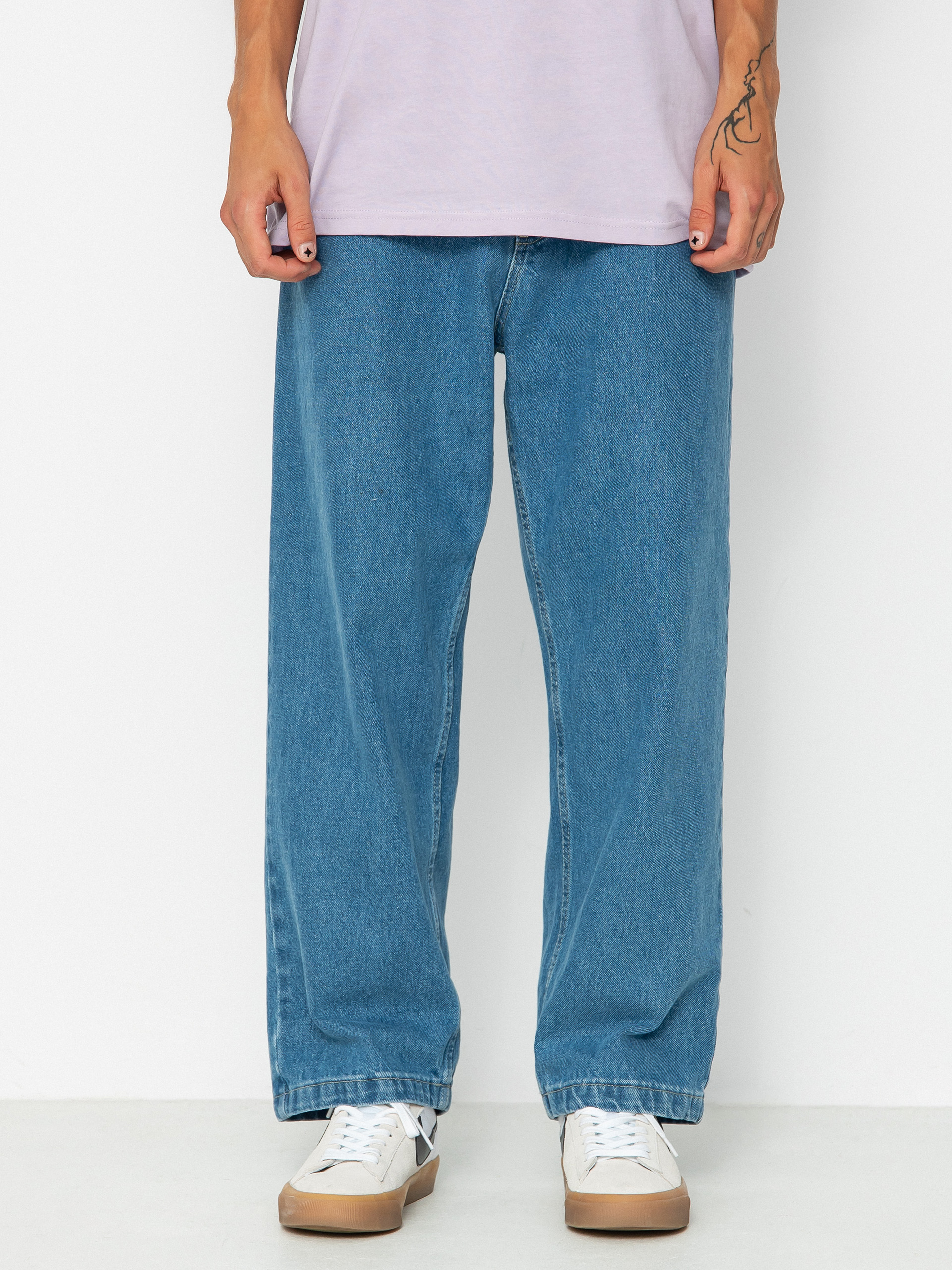 Pantaloni Polar Skate 93! Denim (mid blue)