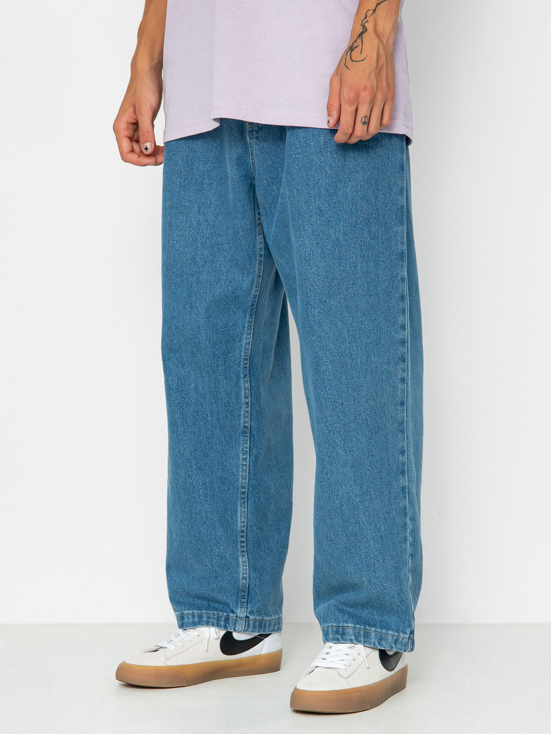 Pantaloni Polar Skate 93! Denim (mid blue)