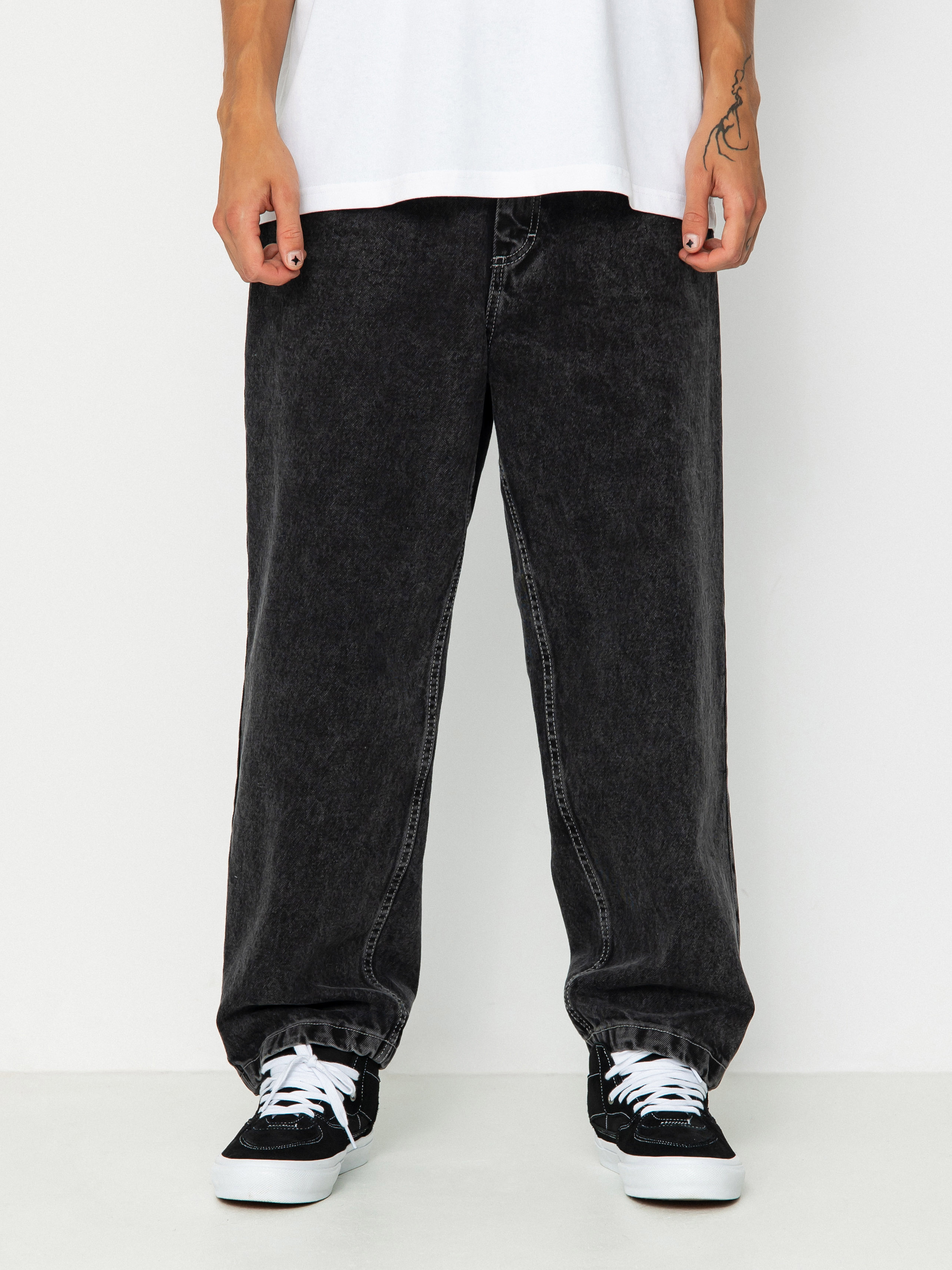 Pantaloni Polar Skate 93! Denim (silver black)