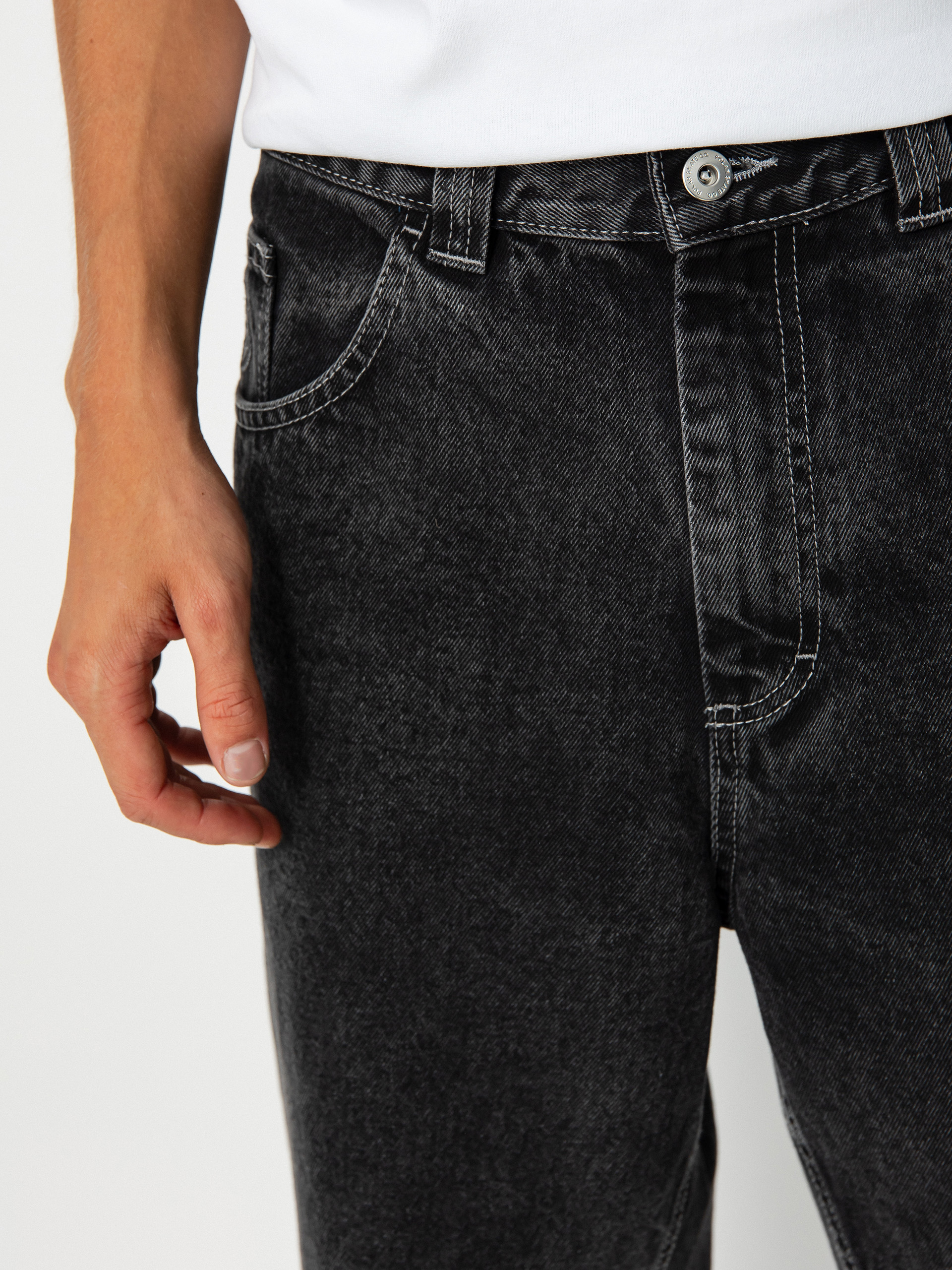 Pantaloni Polar Skate 93! Denim (silver black)