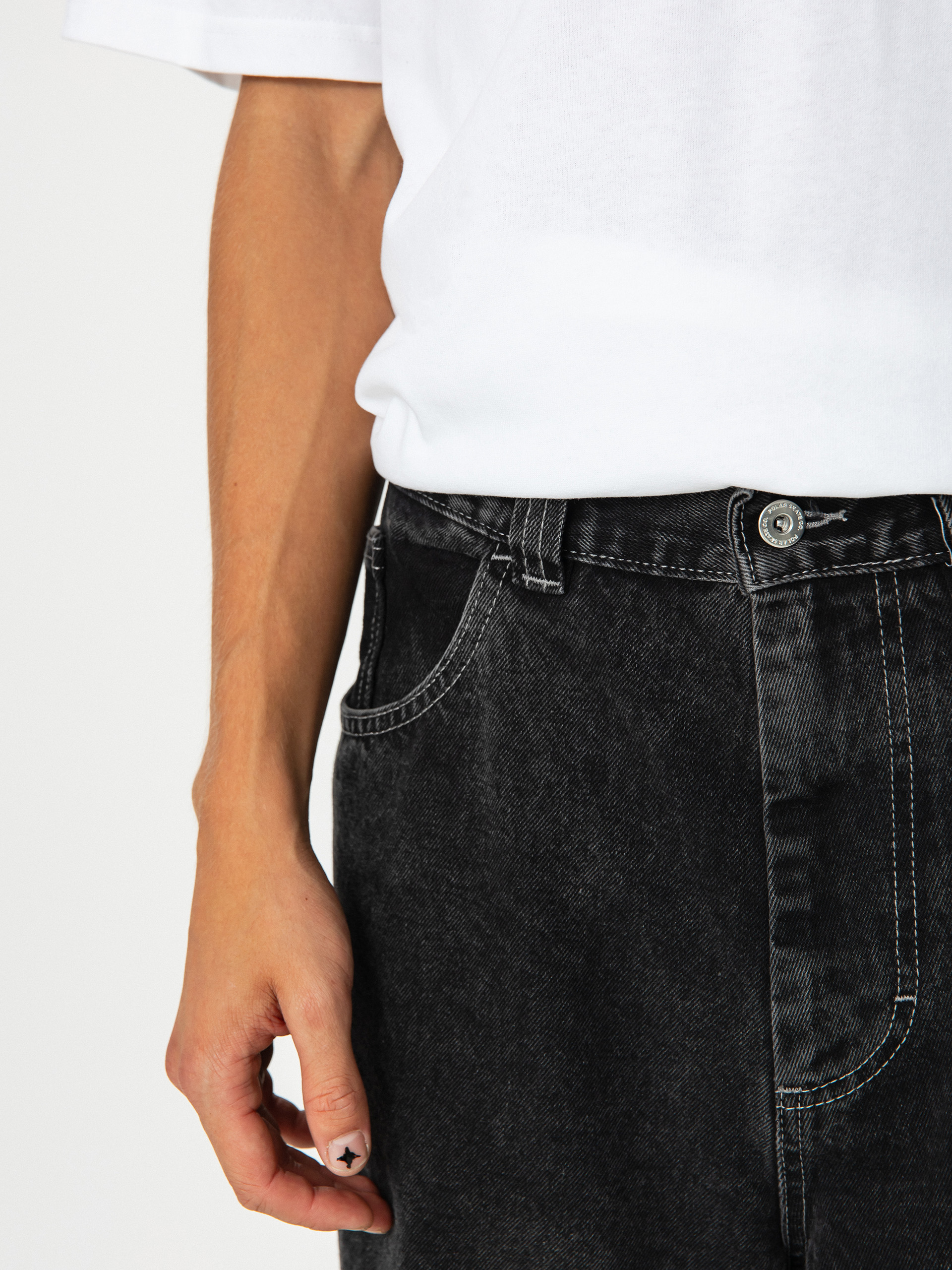 Pantaloni Polar Skate Big Boy Jeans (silver black)