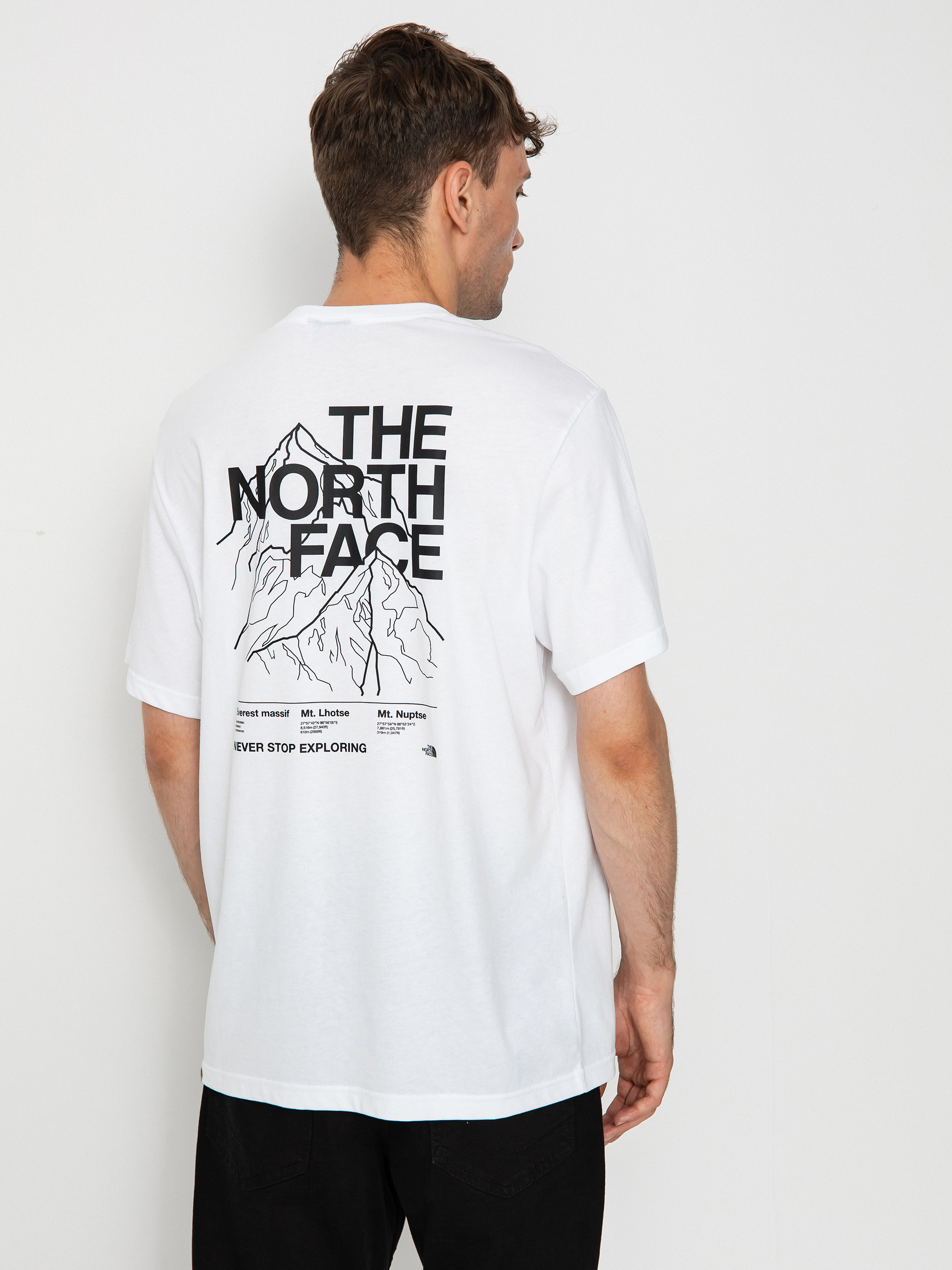Tricou The North Face Mountain Outline (tnf white/tnf black)