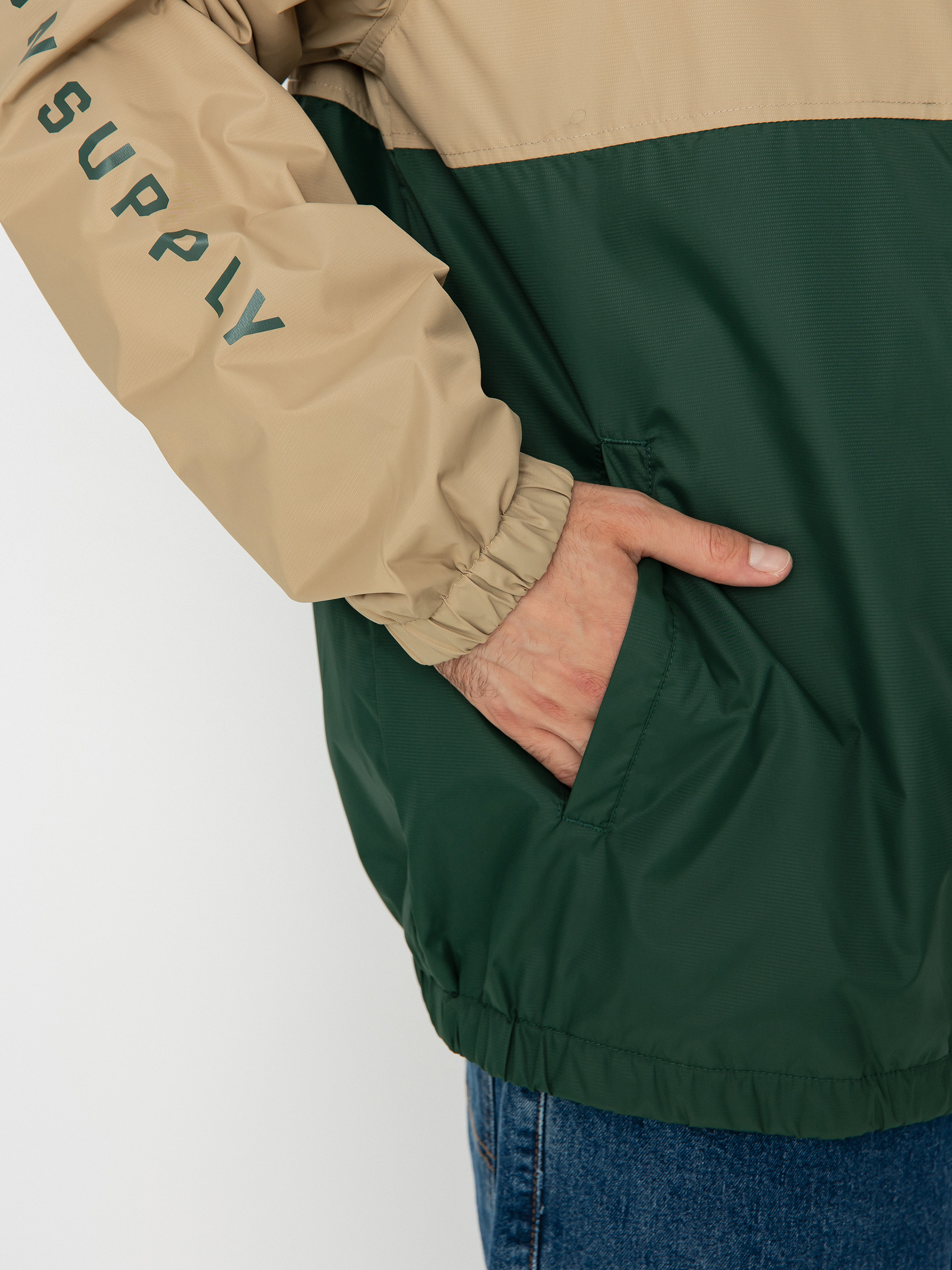 Geacă Brixton Claxton Crest Lw ZHD (sand/pine needle)