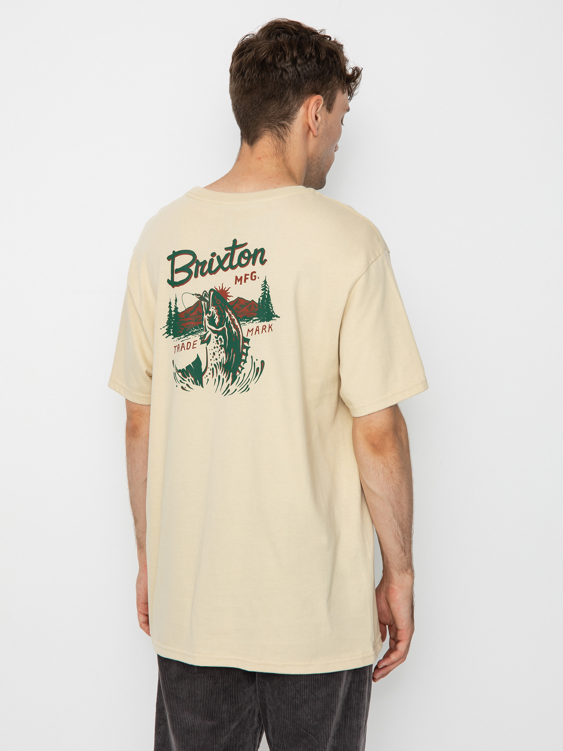 Tricou Brixton Welton Stt (cream)