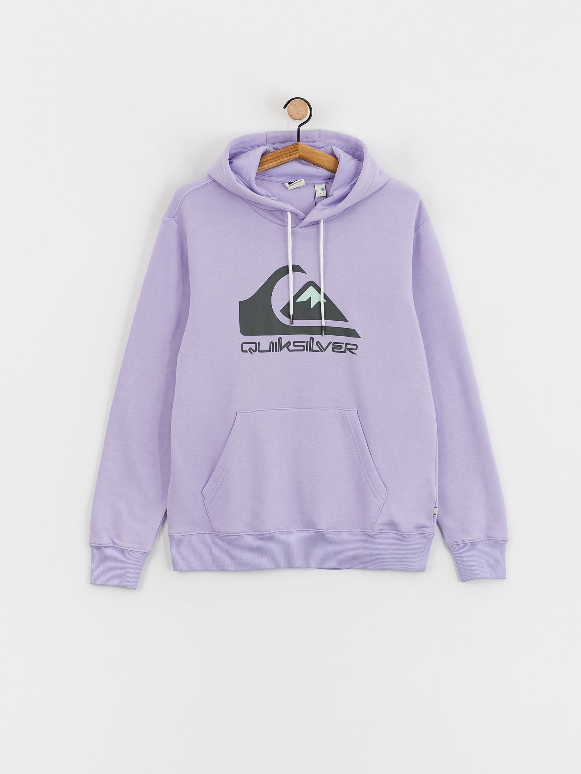 Hanorac cu glugă Quiksilver Big Logo HD (purple rose)