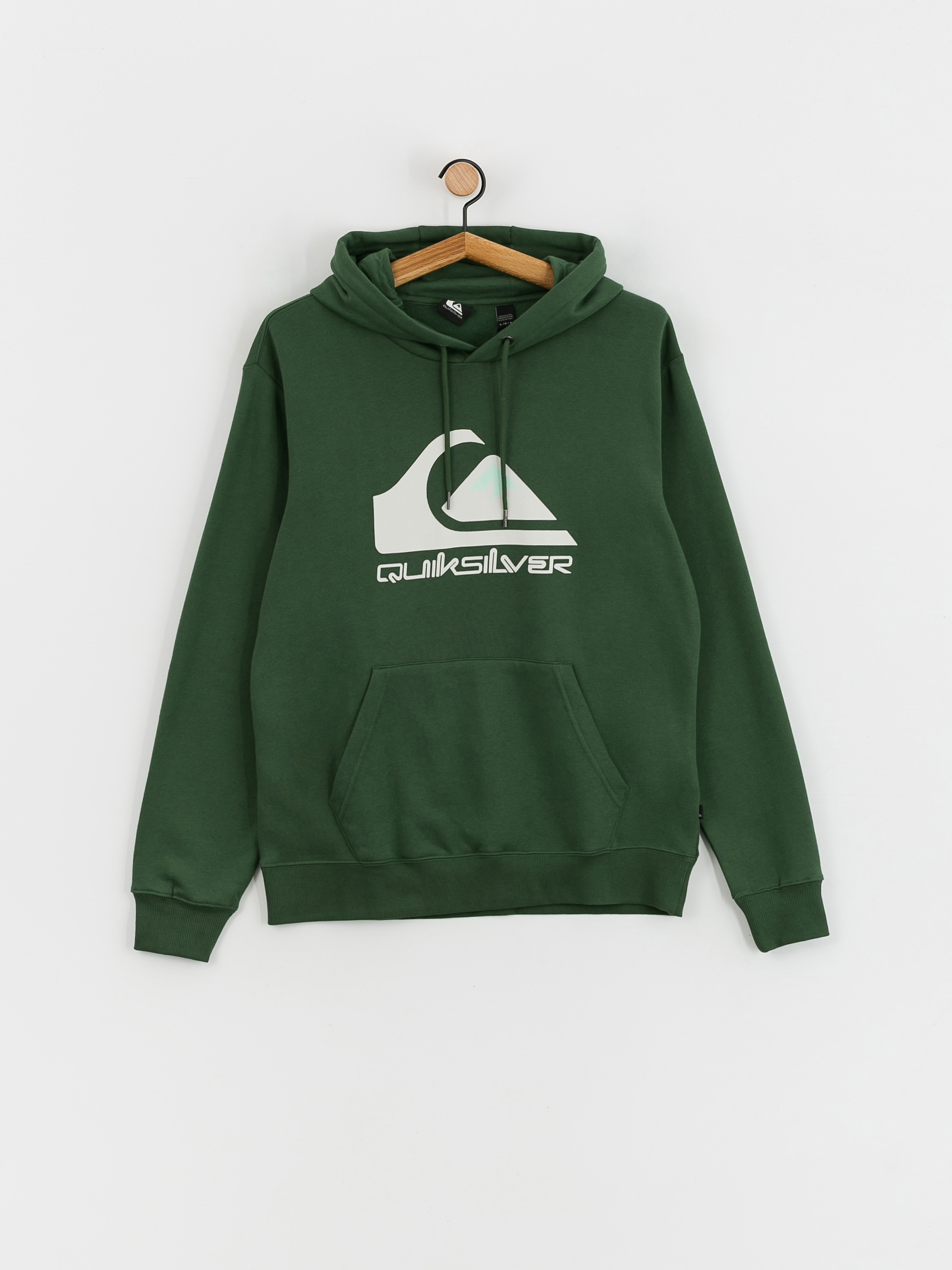 Hanorac cu glugă Quiksilver Big Logo HD (greener pastures)