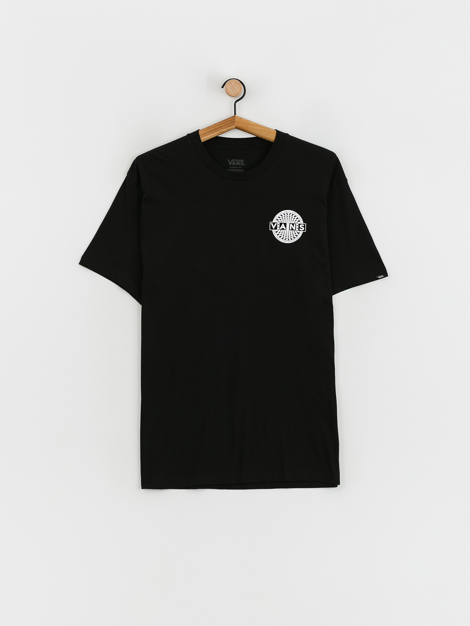 Tricou Vans Warped Checkerboard Logo (black)