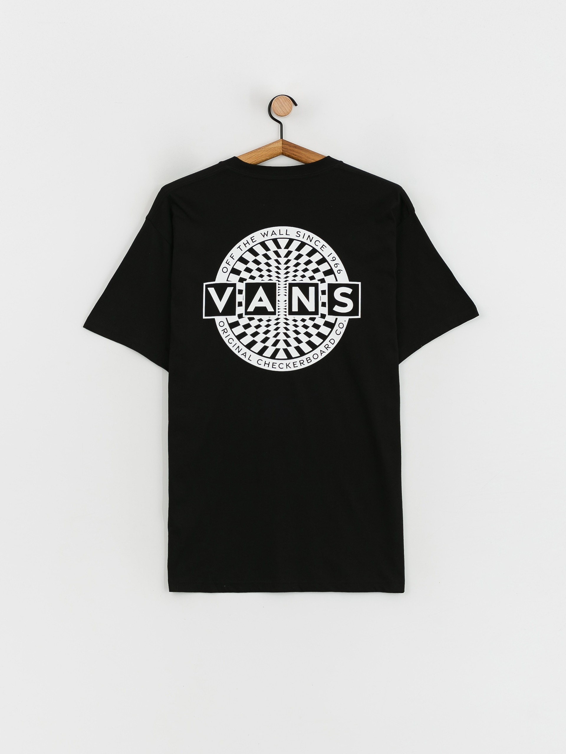 Tricou Vans Warped Checkerboard Logo (black)