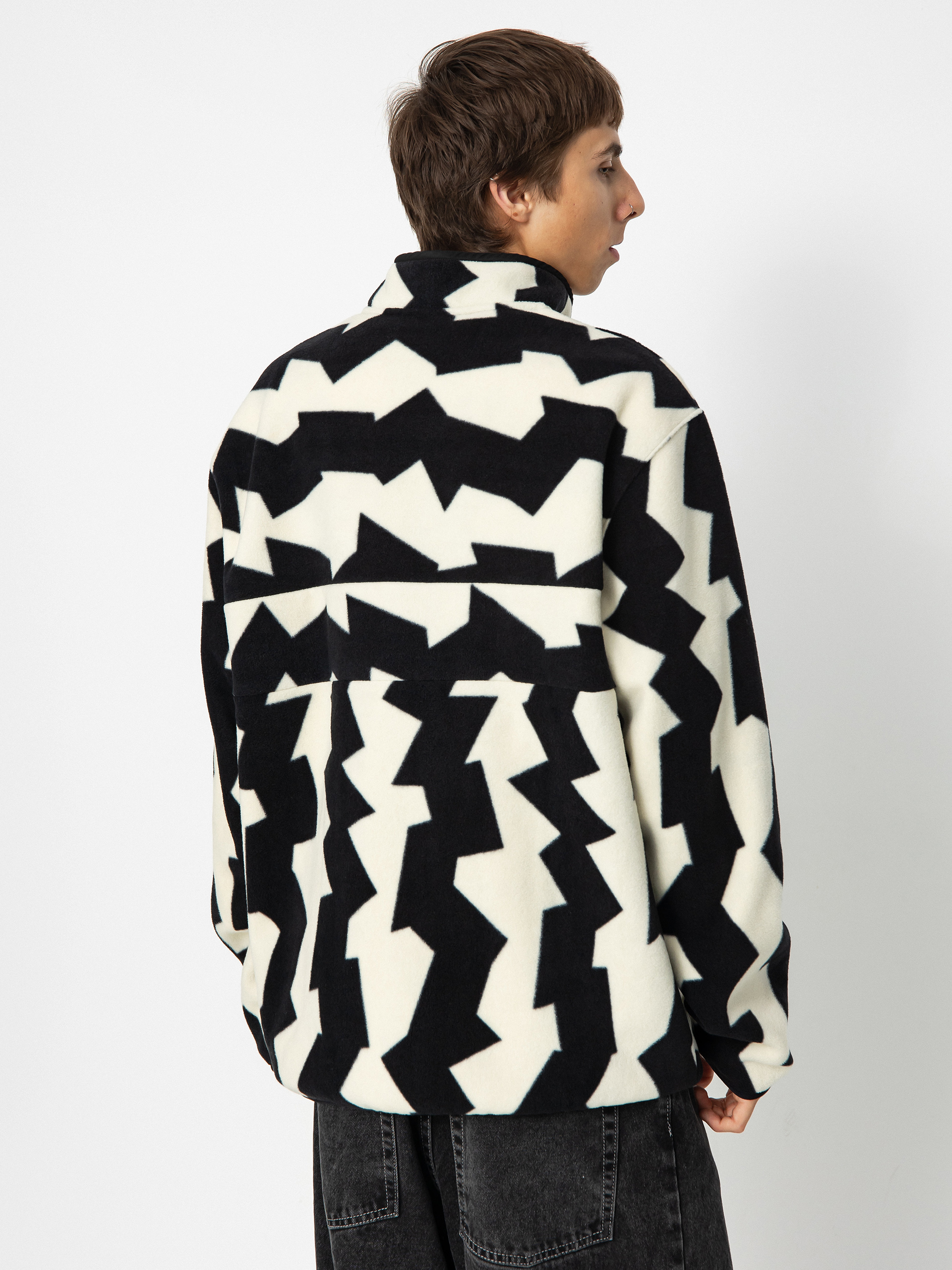 Pentru bărbați Hanorac din fleece Volcom Error92 Mock Neck (dirty white)