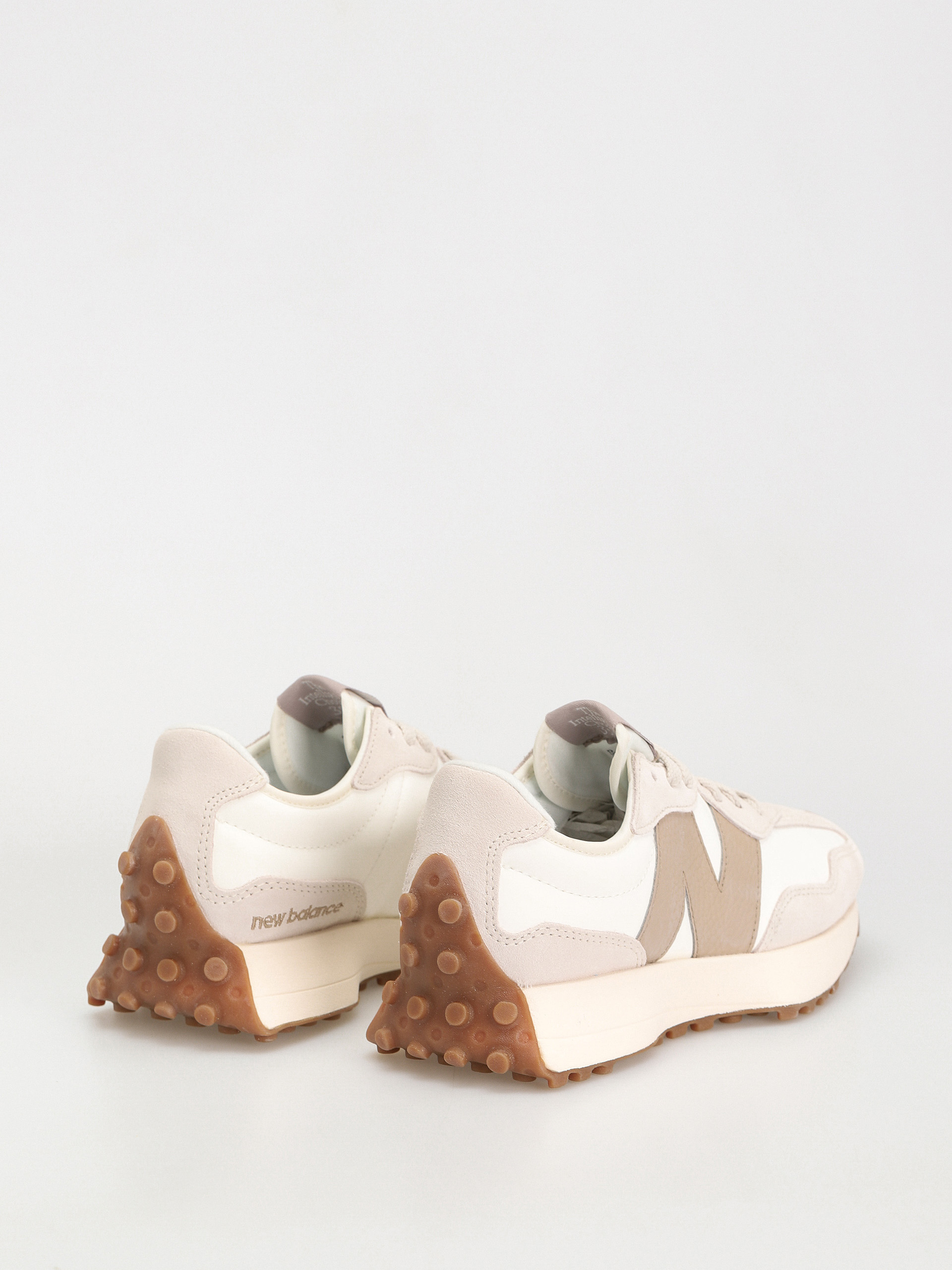 Pantofi New Balance 327 - alb, gri (driftwood)
