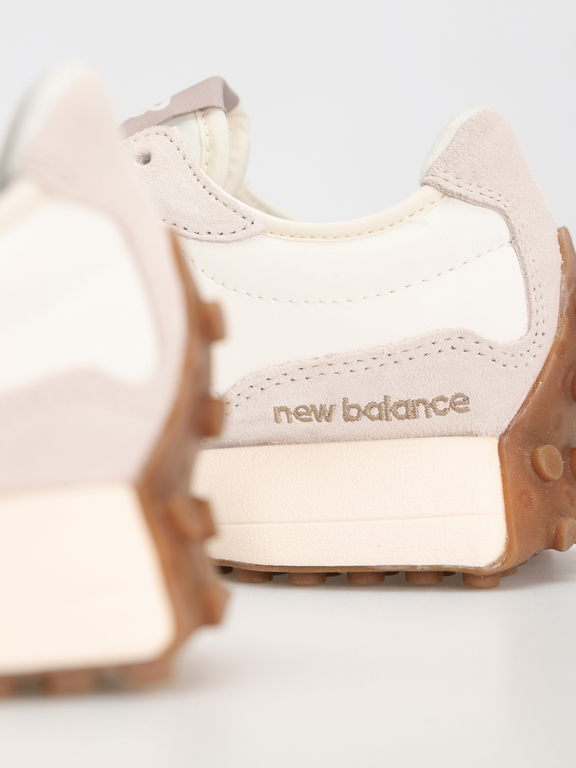 Pantofi New Balance 327 - alb, gri (driftwood)