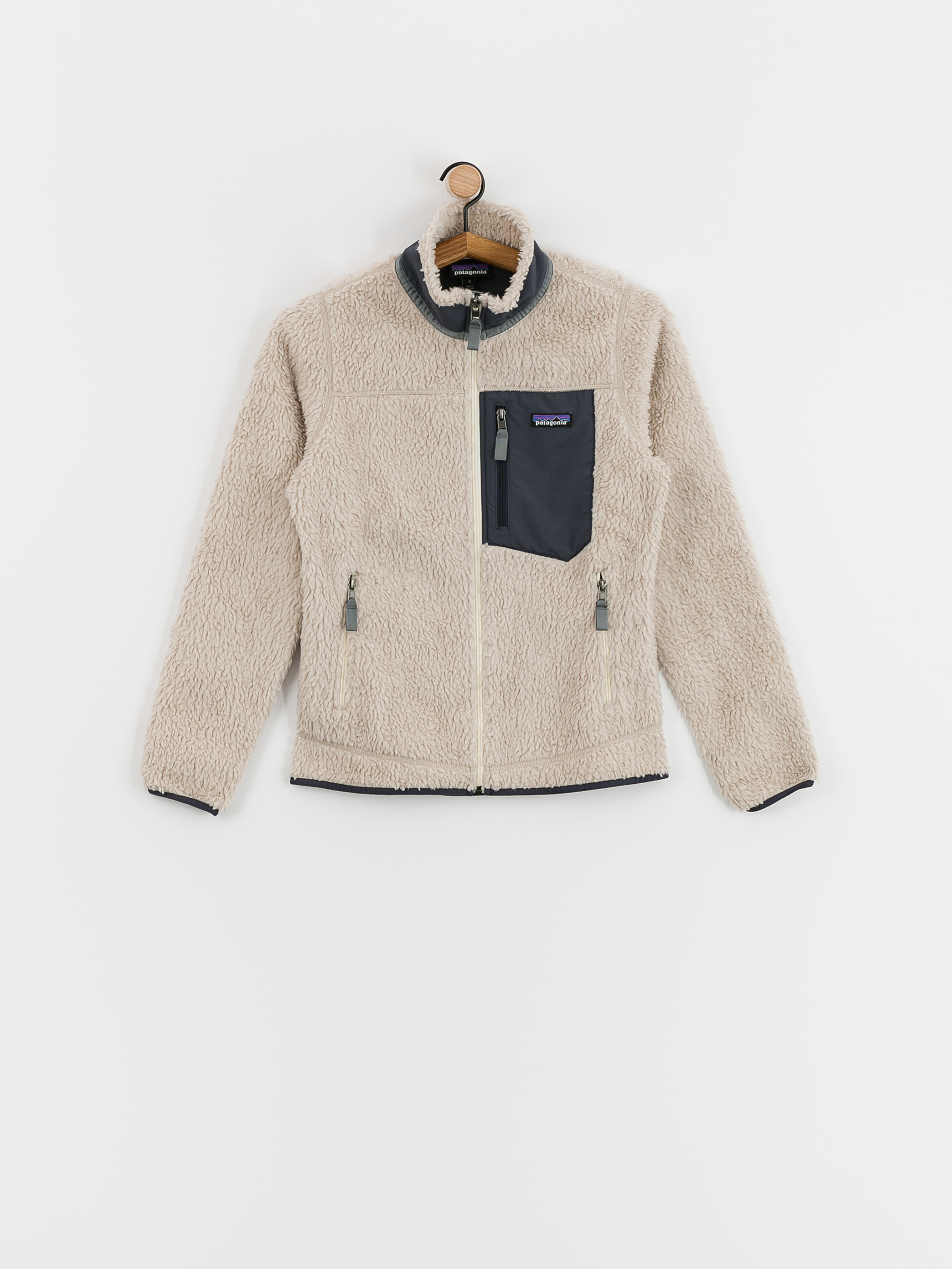 Geacă Patagonia Classic Retro X Wmn (natural w/smolder blue)