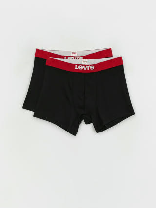 Lenjerie de corp Levi's® Solid Basic Boxer (black/red)