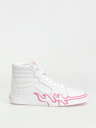 Pantofi Vans Sk8 Hi Flame (pop pink glo)