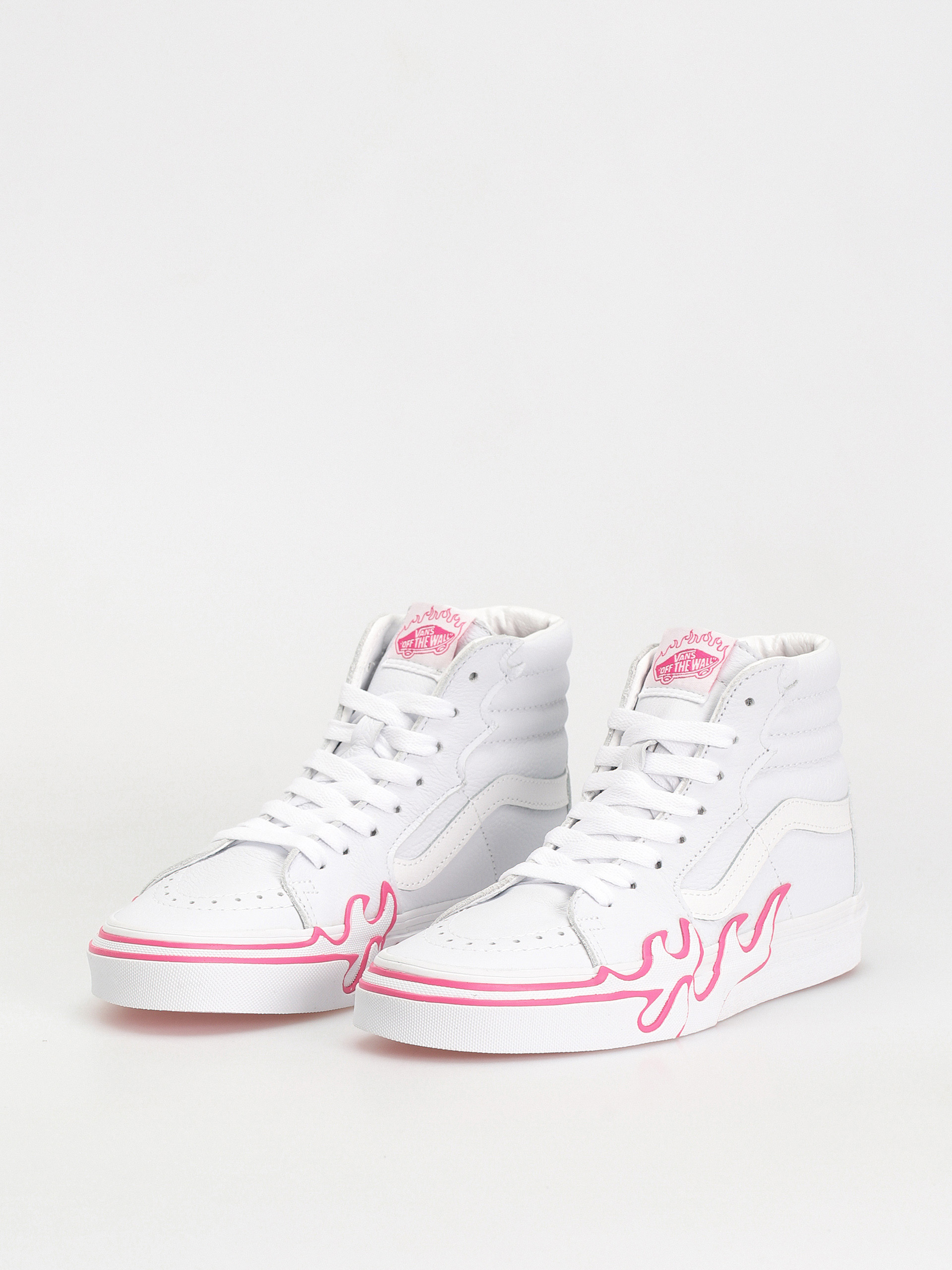 Pantofi Vans Sk8 Hi Flame (pop pink glo)