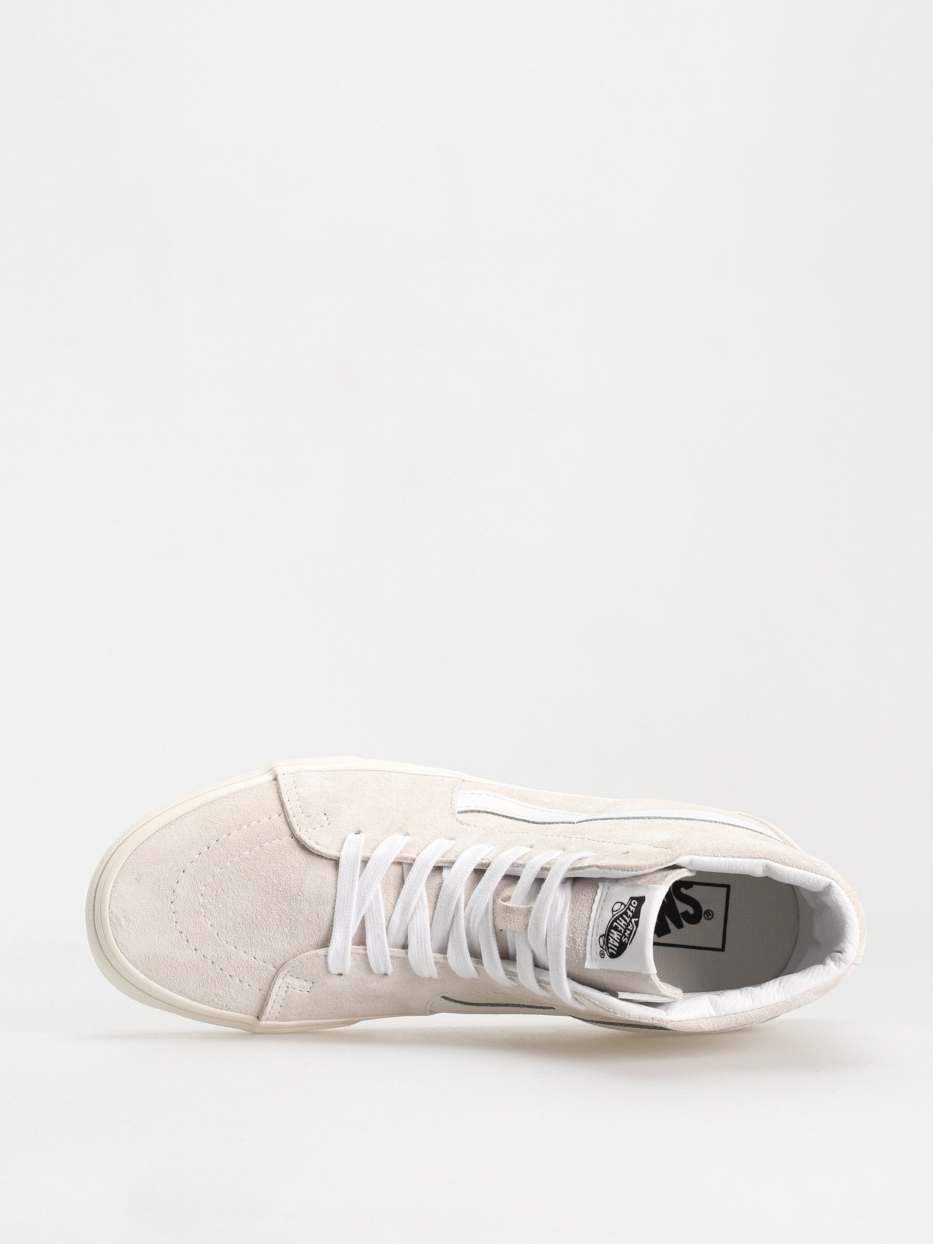Pantofi Vans Sk8 Hi (pig suede blanc de blanc)