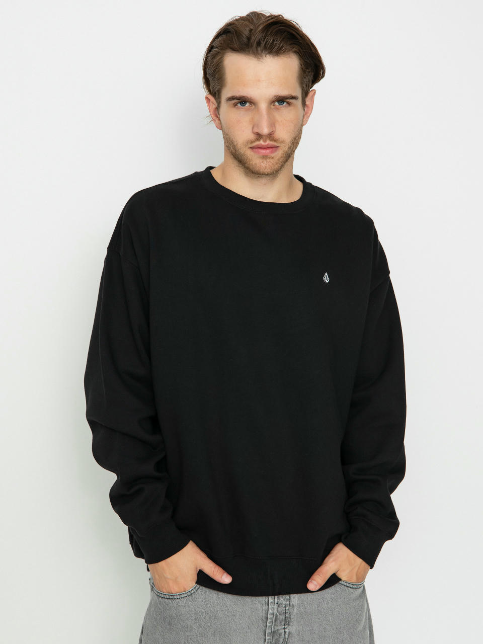 Hanorac Volcom Single Stone Crew (black)