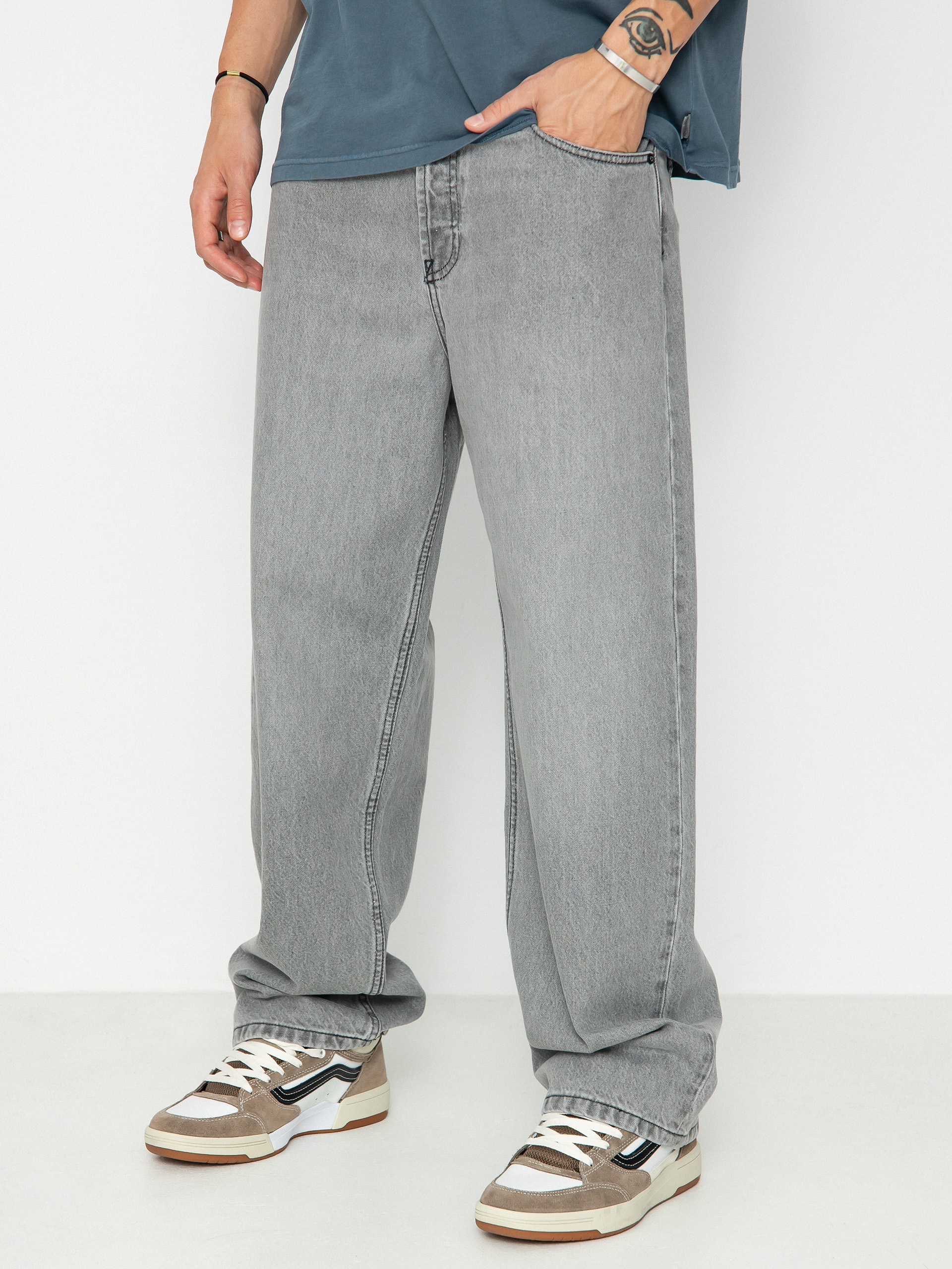 Pantaloni DC Worker Baggy (grey wash)