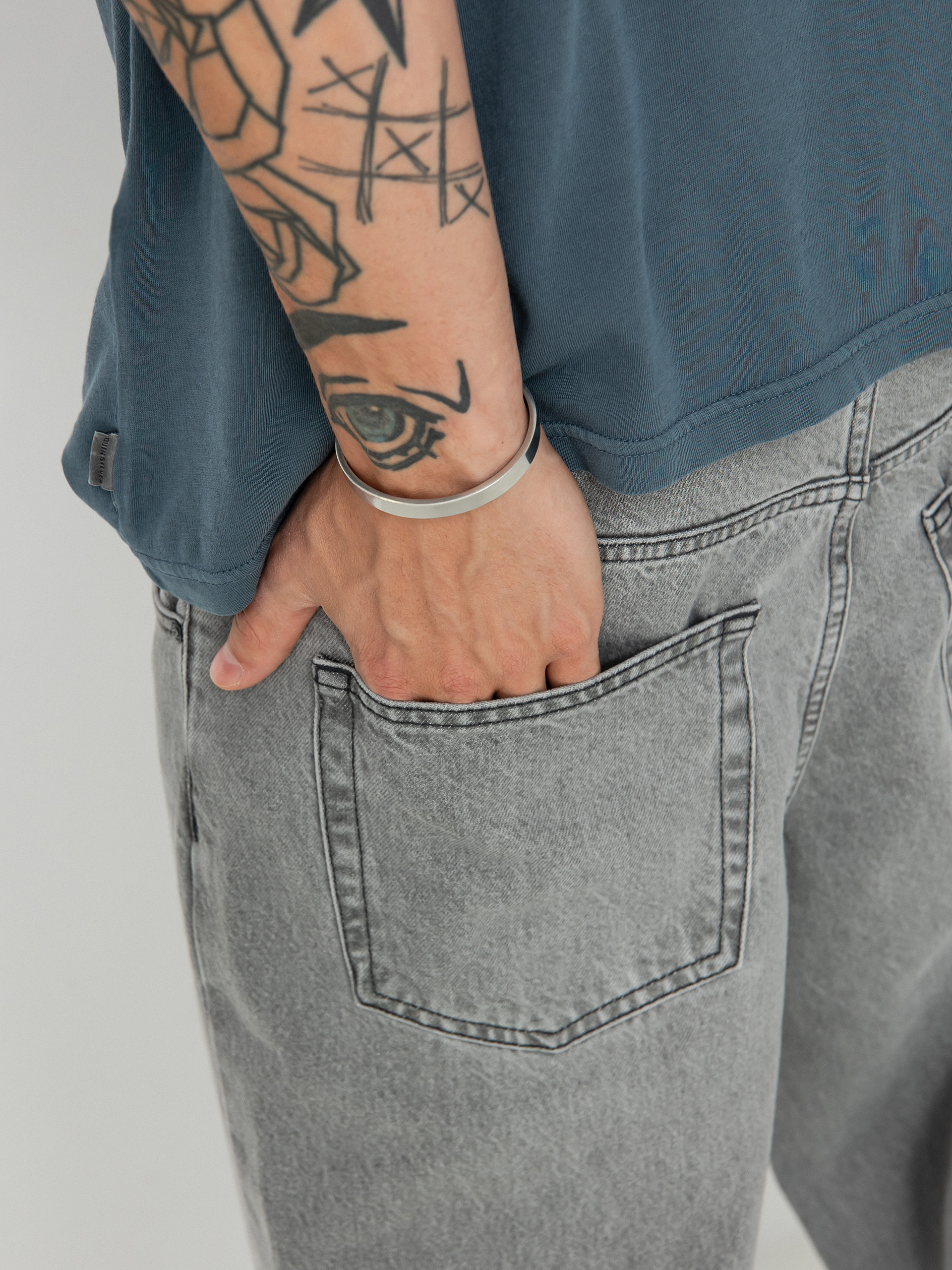 Pantaloni DC Worker Baggy (grey wash)