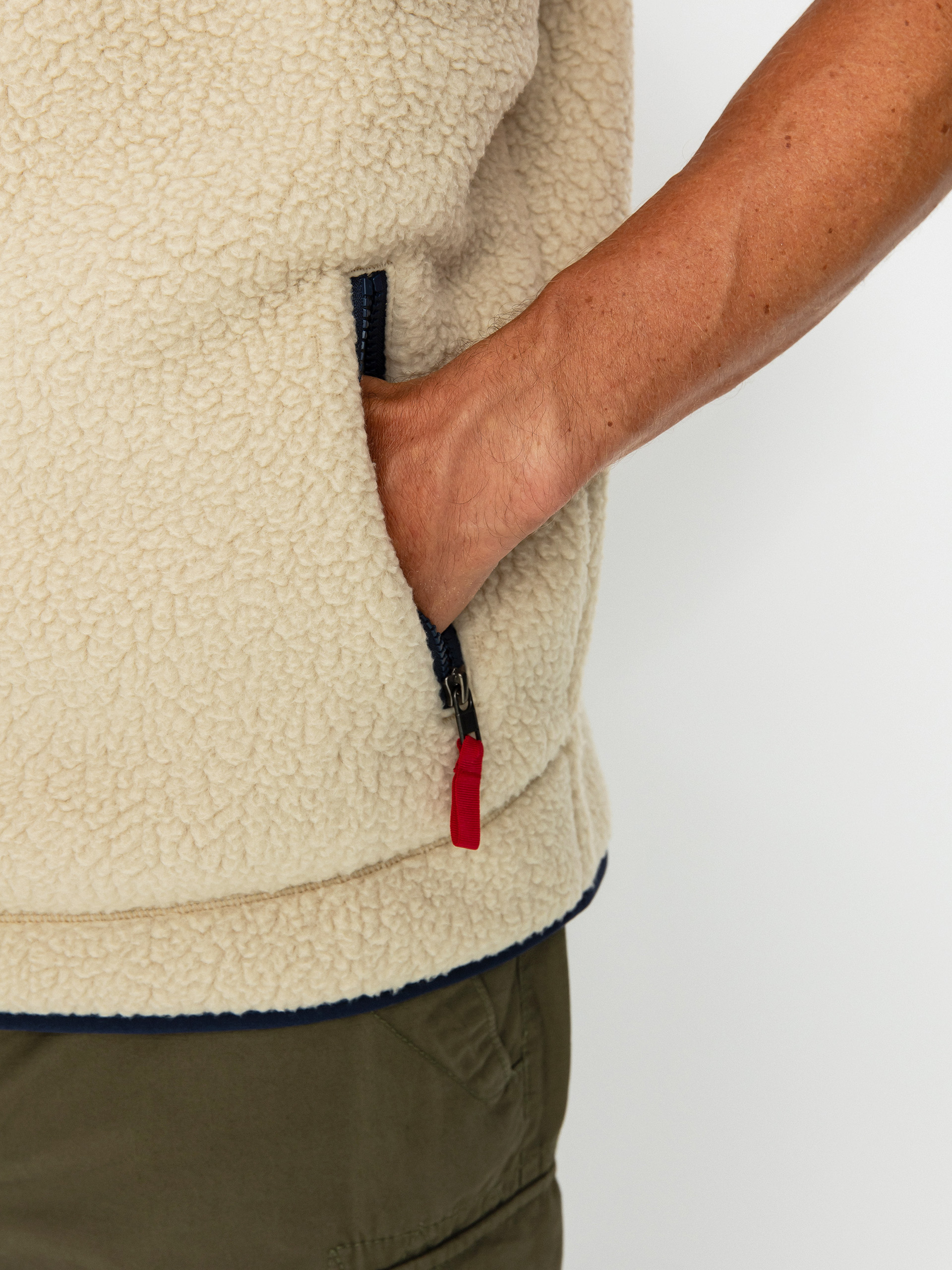 Vestă Patagonia Retro Pile (el cap khaki)