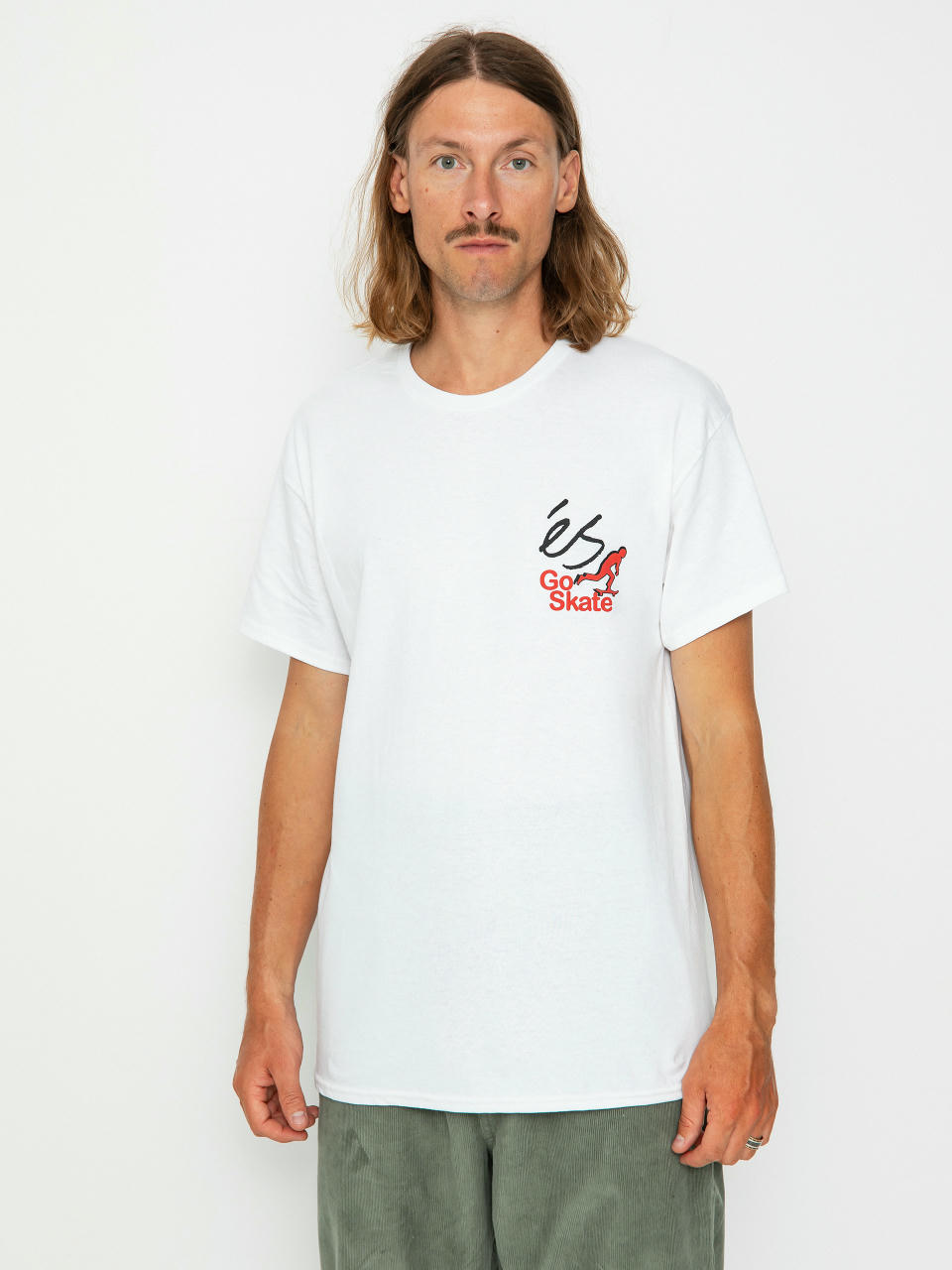 Tricou eS Go Skate (white)