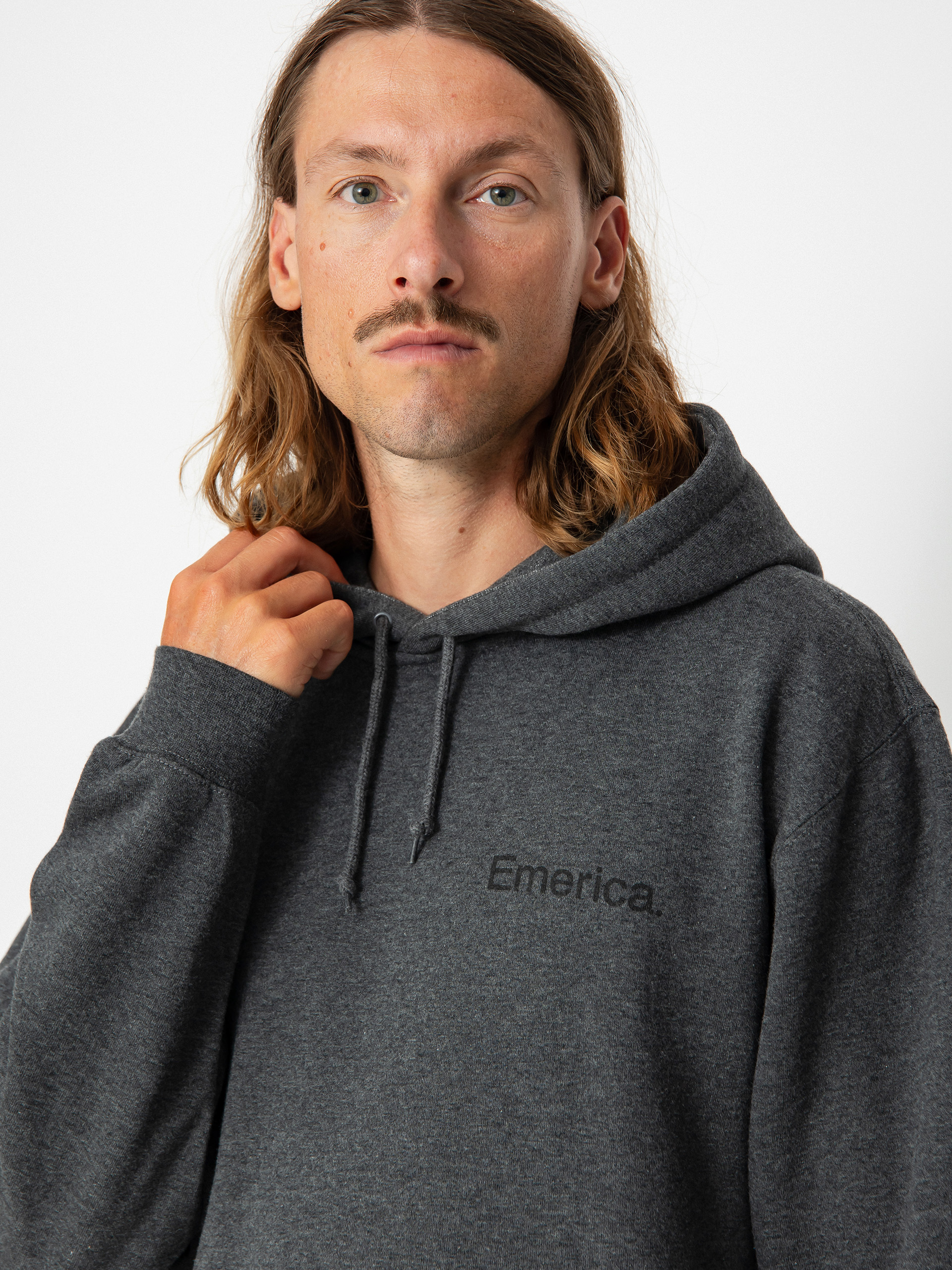 Hanorac cu glugă Emerica Lockup HD (charcoal)