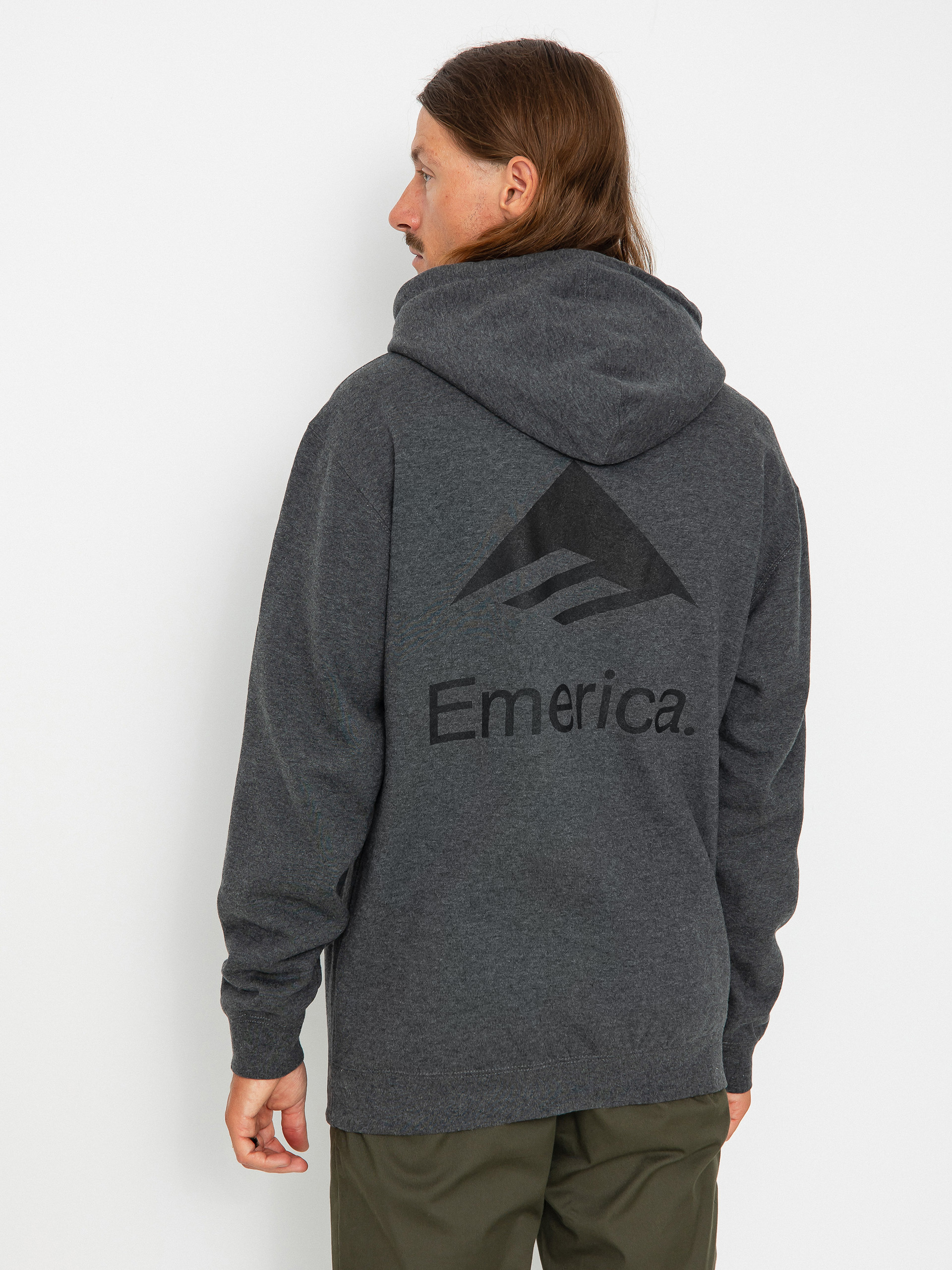 Hanorac cu glugă Emerica Lockup HD (charcoal)