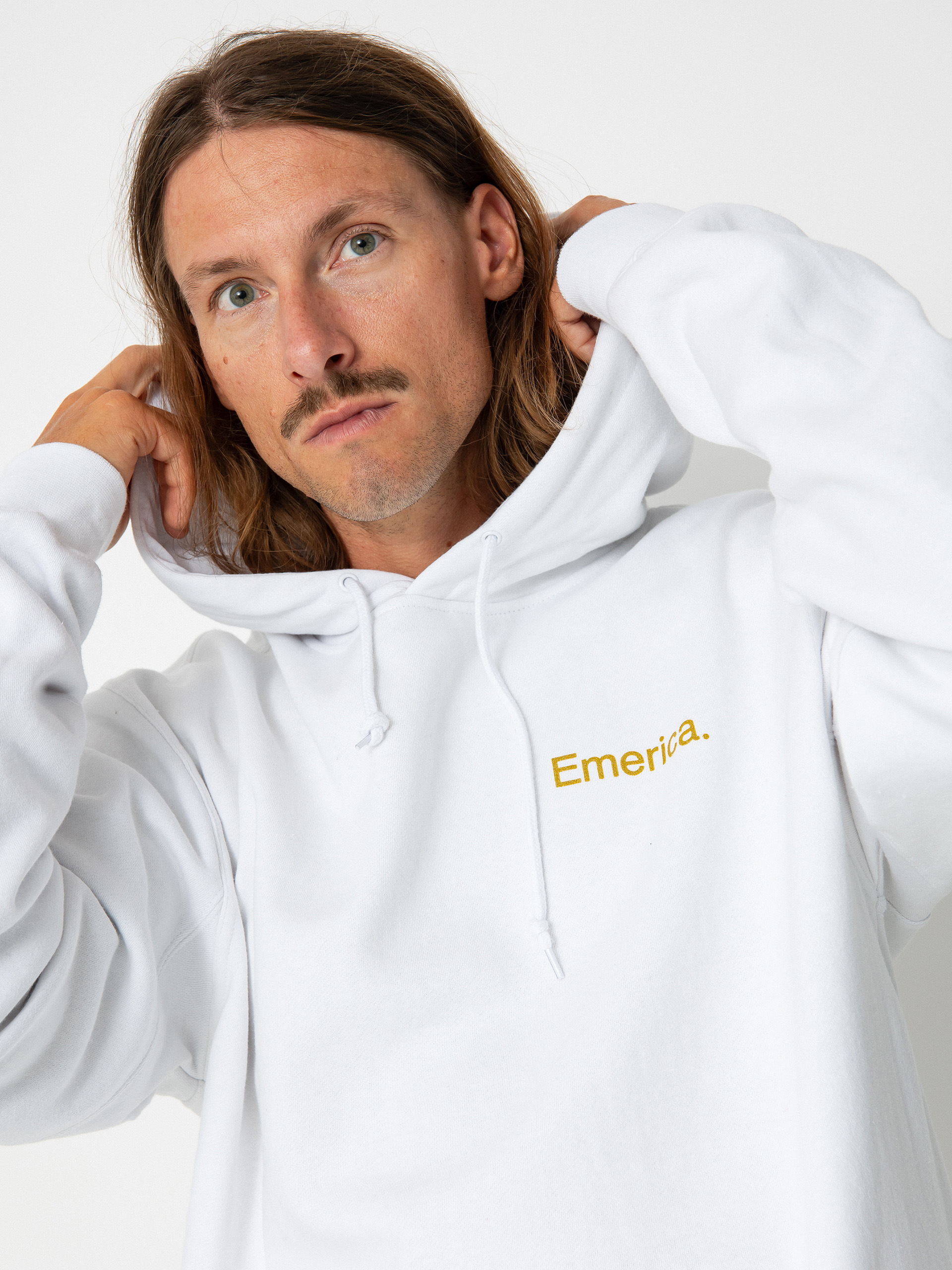 Hanorac cu glugă Emerica This Is Skateboarding HD (white)