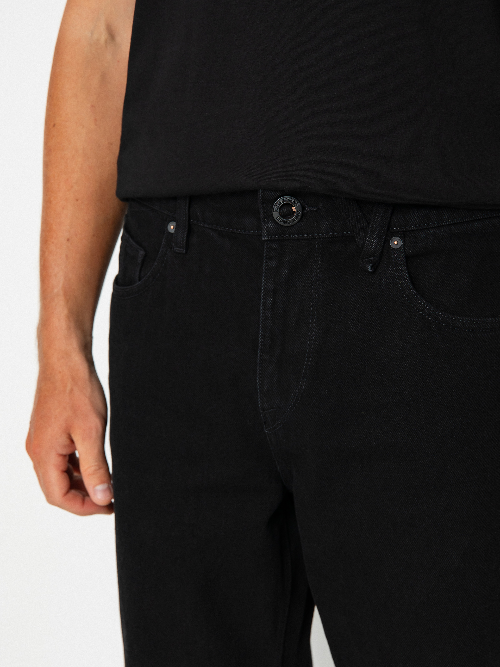 Pantaloni Volcom Modown Tapered Denim (black)
