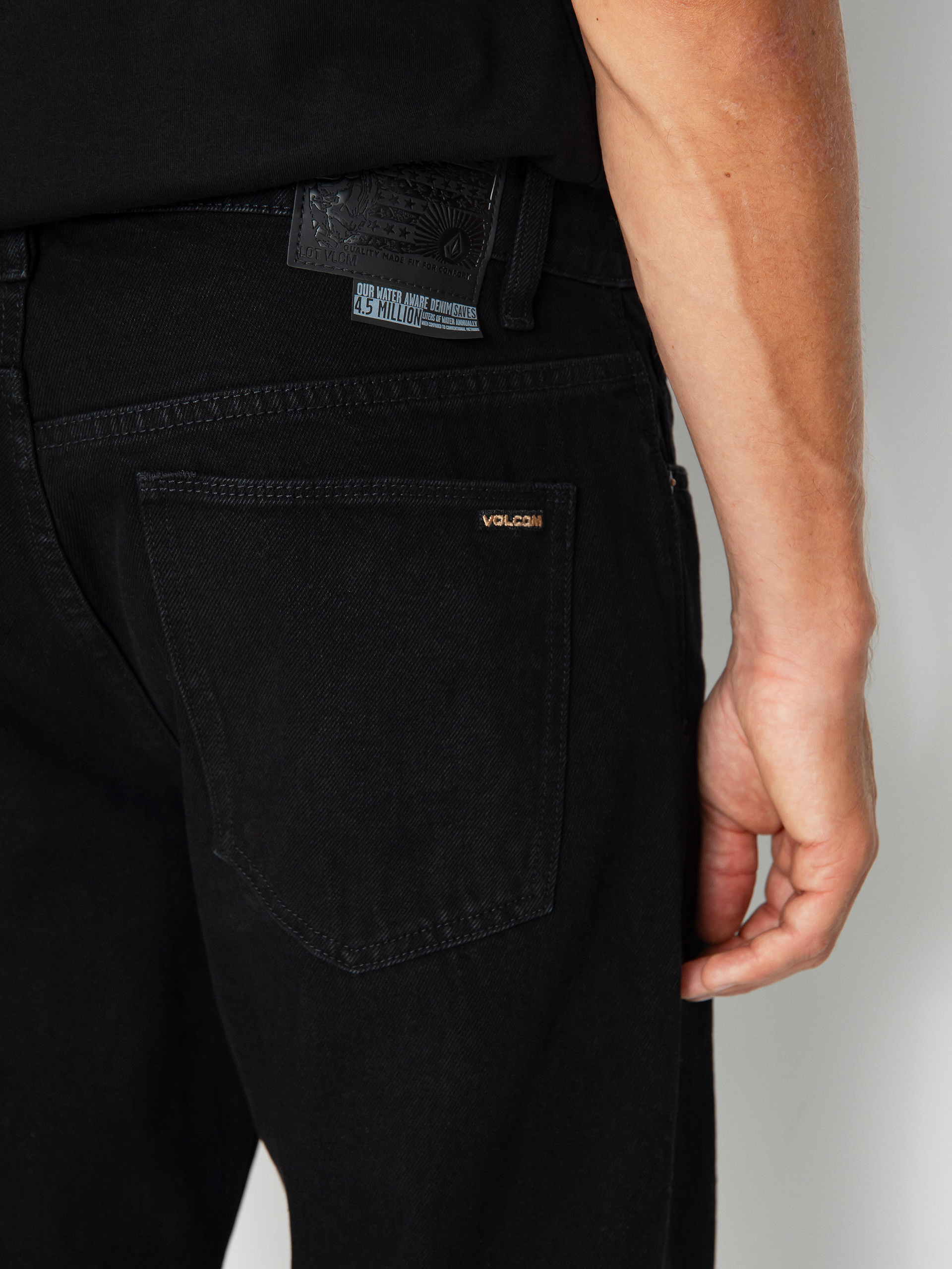 Pantaloni Volcom Modown Tapered Denim (black)