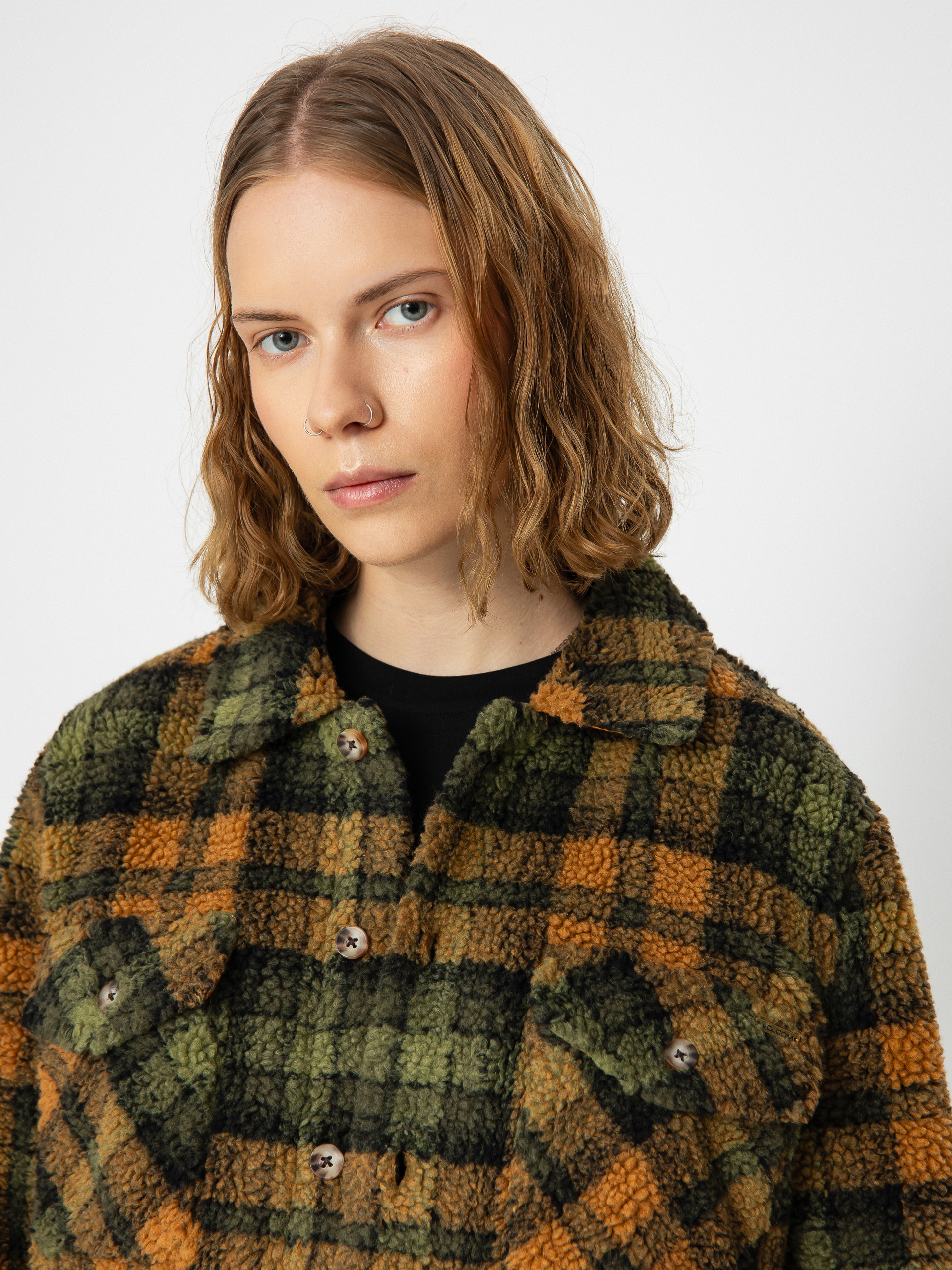 Geacă Volcom Silent Sherpa Wmn (bronze)