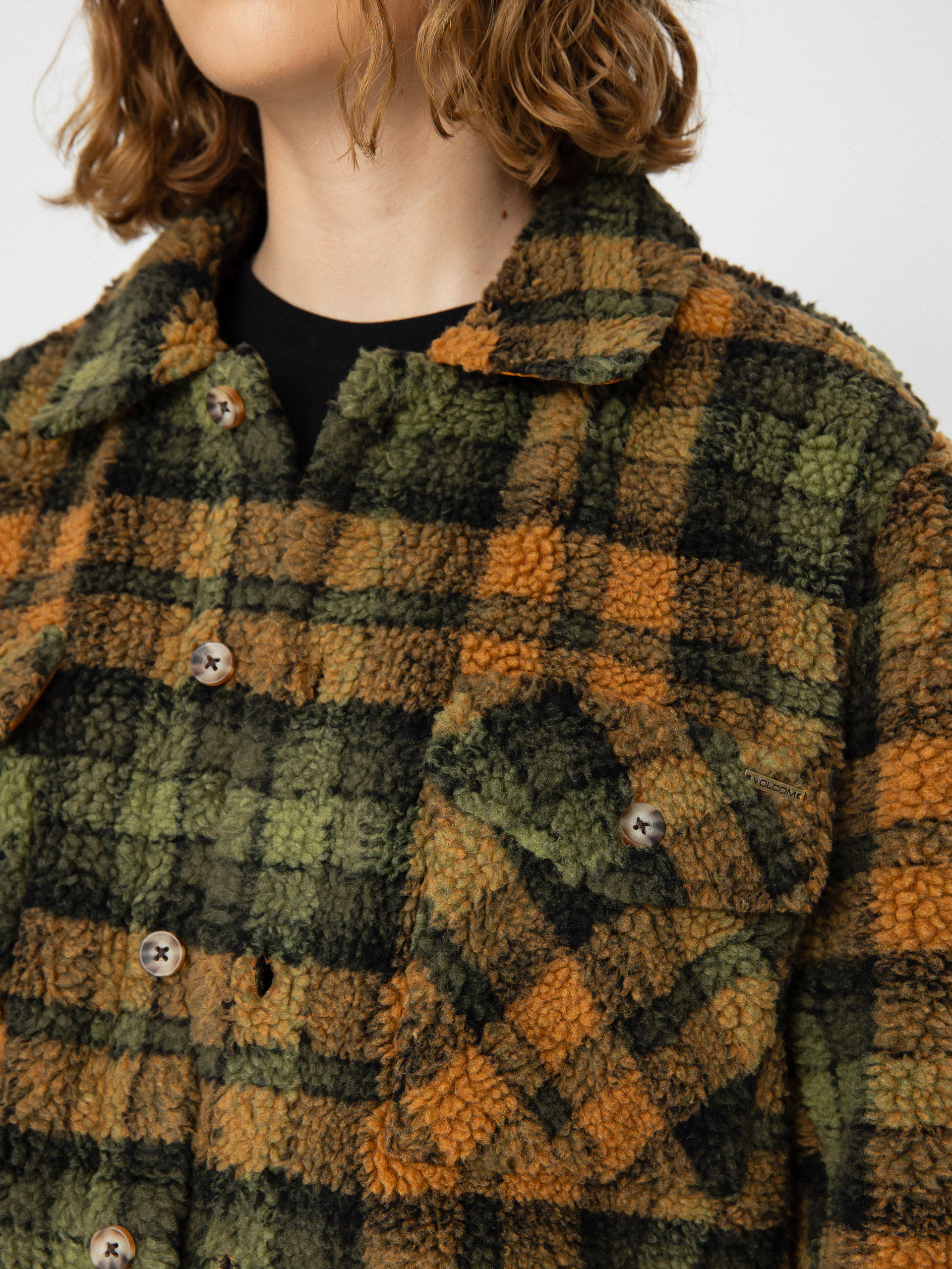 Geacă Volcom Silent Sherpa Wmn (bronze)