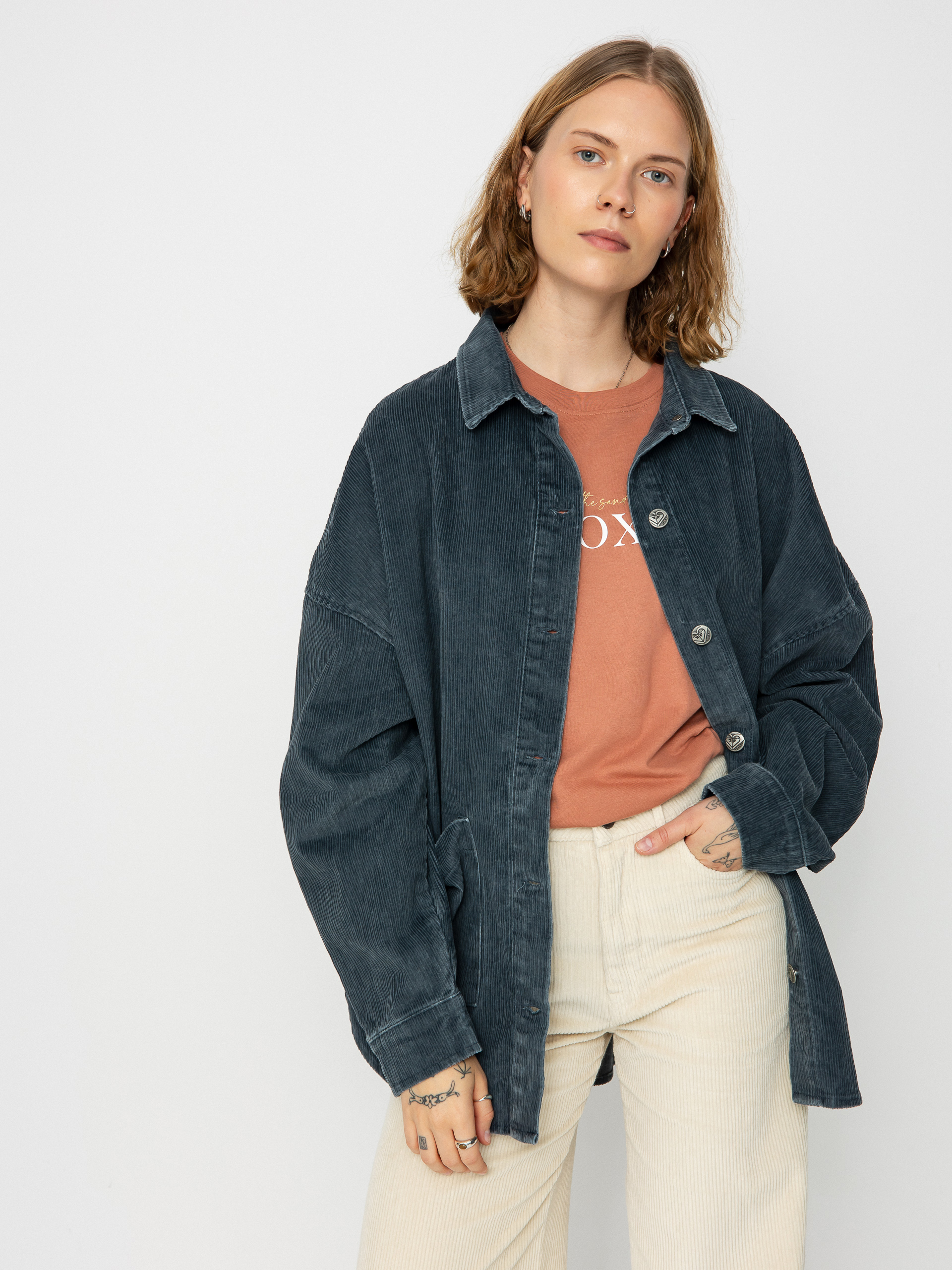 Cămașă Roxy Kick Back Washed Wmn (anthracite)