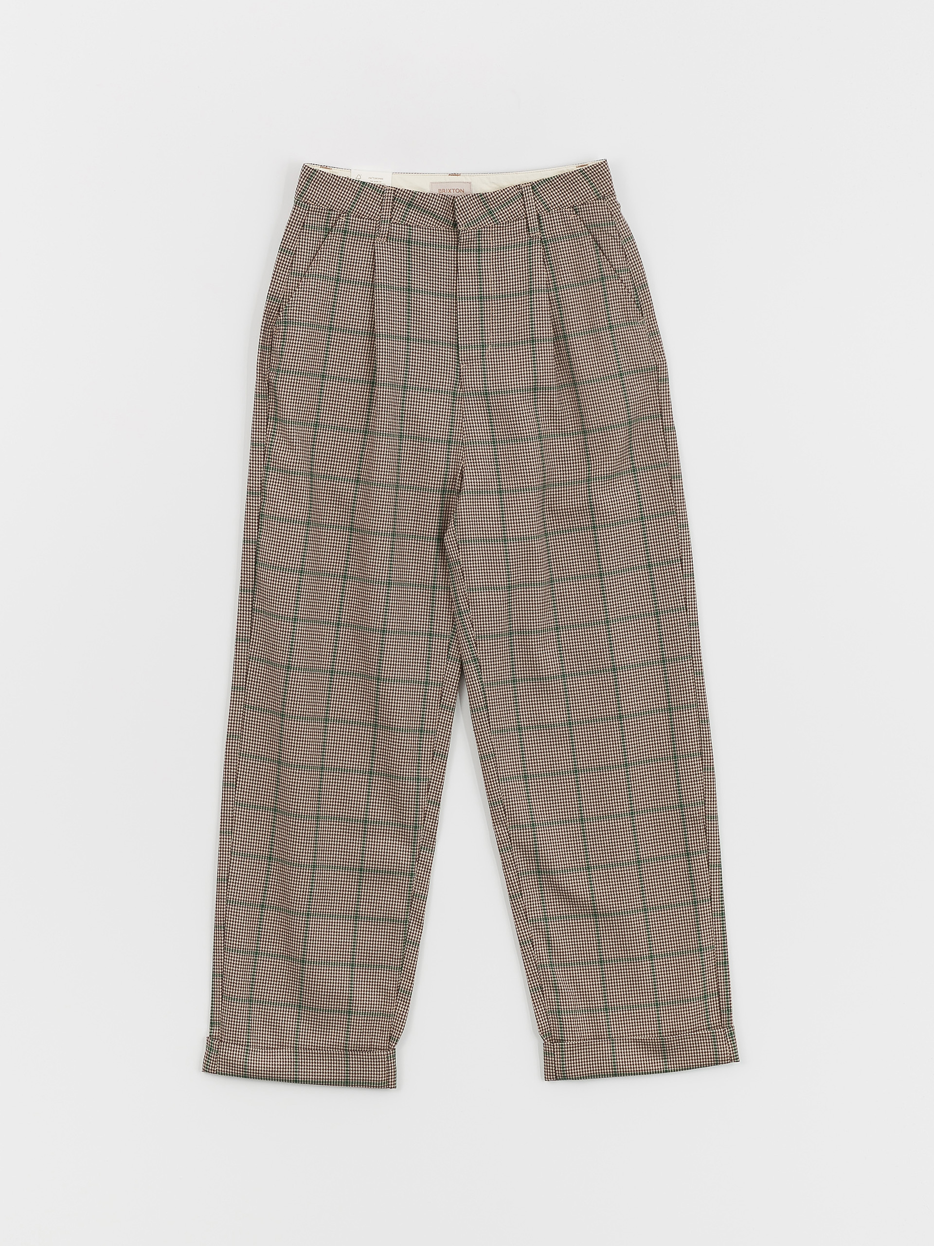 Pantaloni Brixton Victory Trouser Wmn (sesame/seal brown)