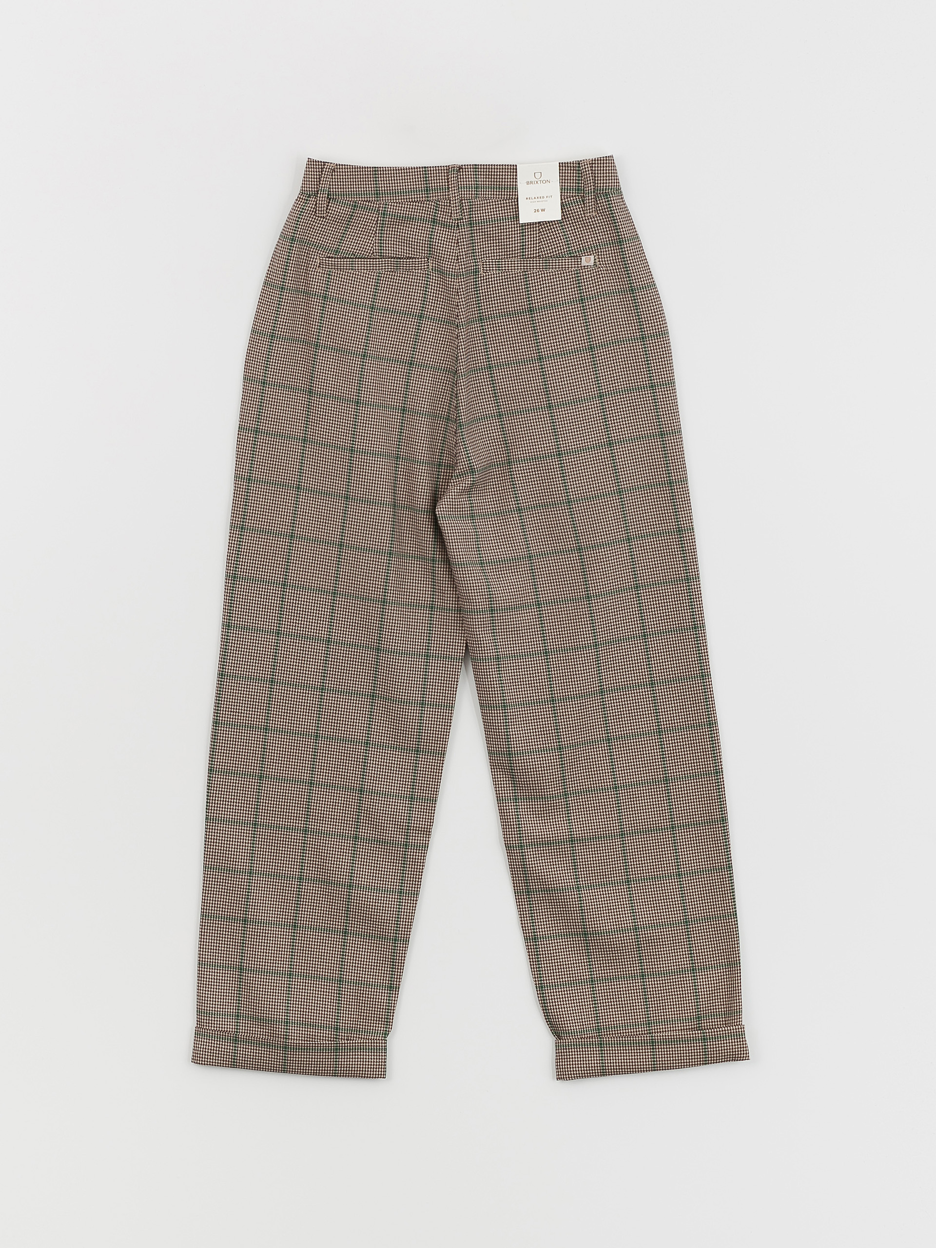 Pantaloni Brixton Victory Trouser Wmn (sesame/seal brown)