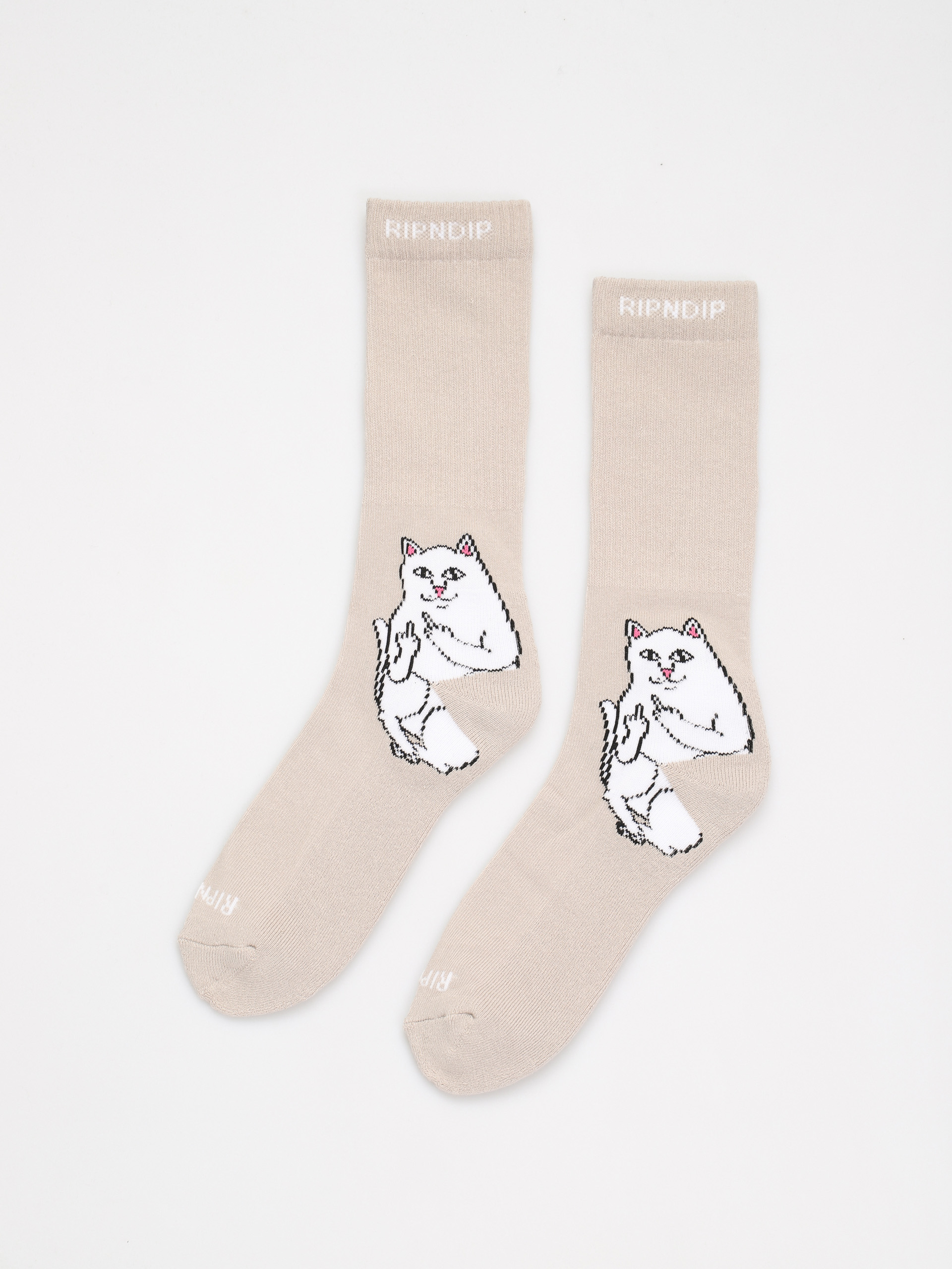 Șosete RipNDip Lord Nermal (oatmeal heather)