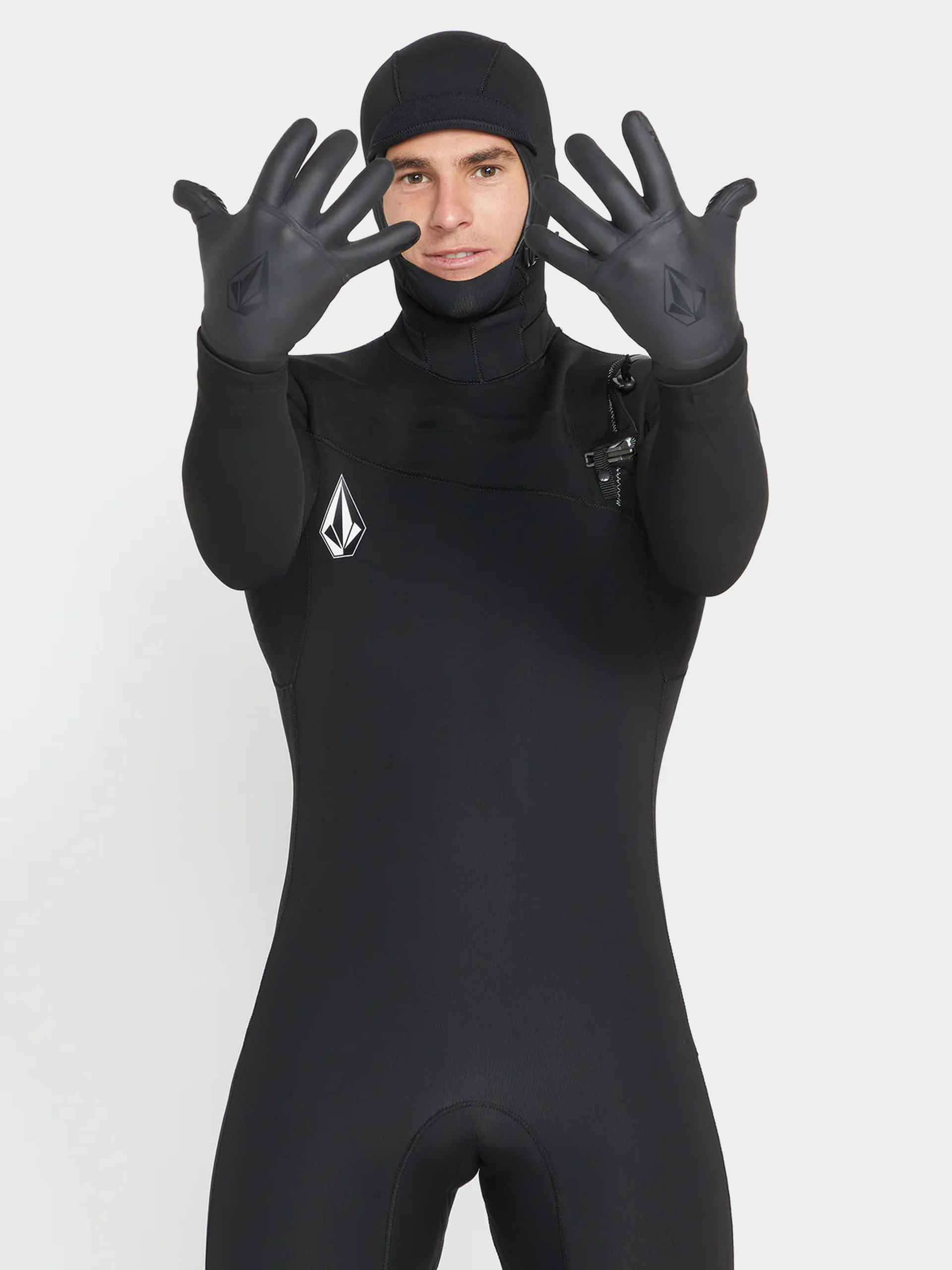 Costum de neopren Volcom 3Mm 5 Finger Glove (black)