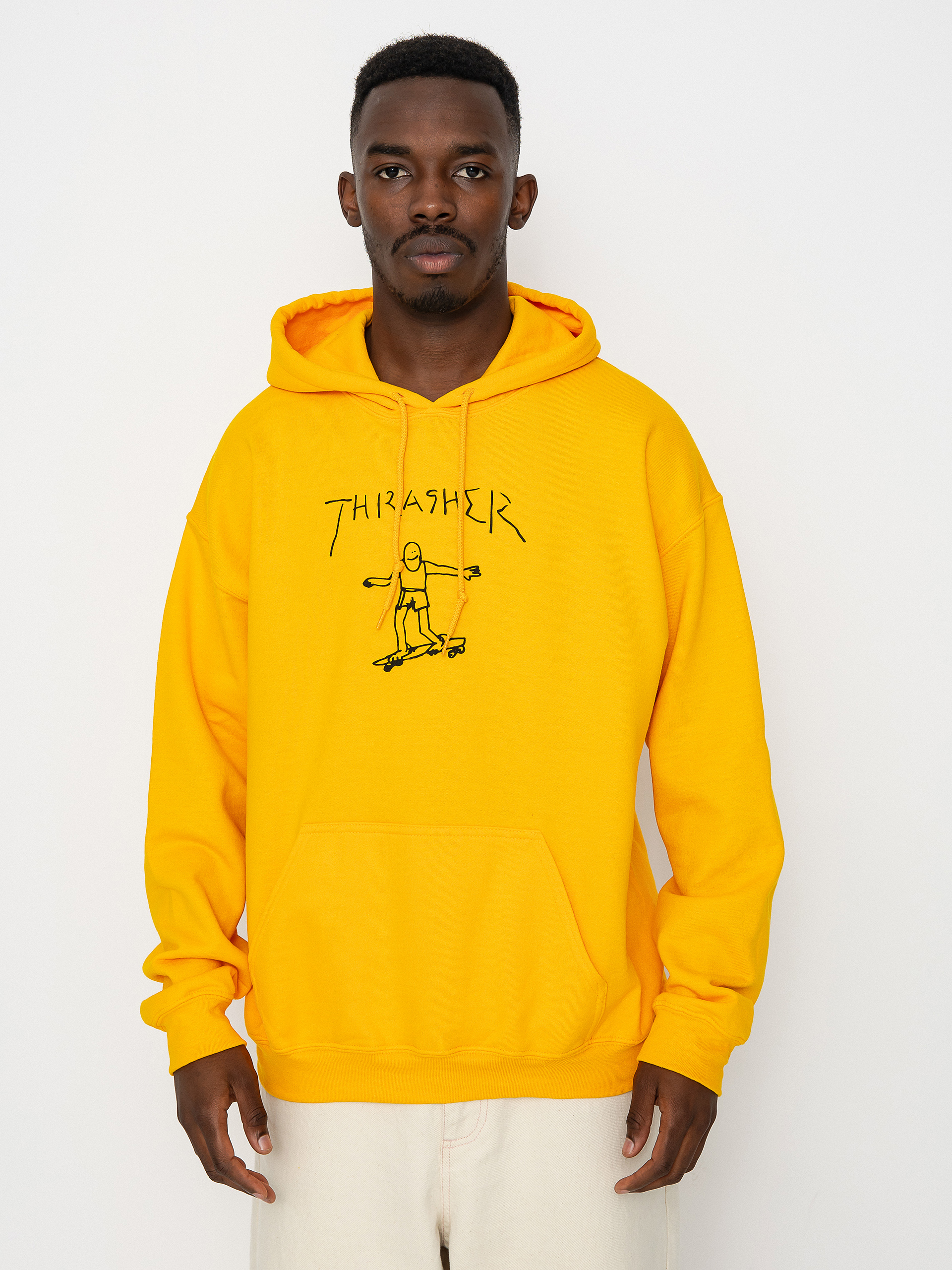 Hanorac cu glugă Thrasher Gonz HD (gold)