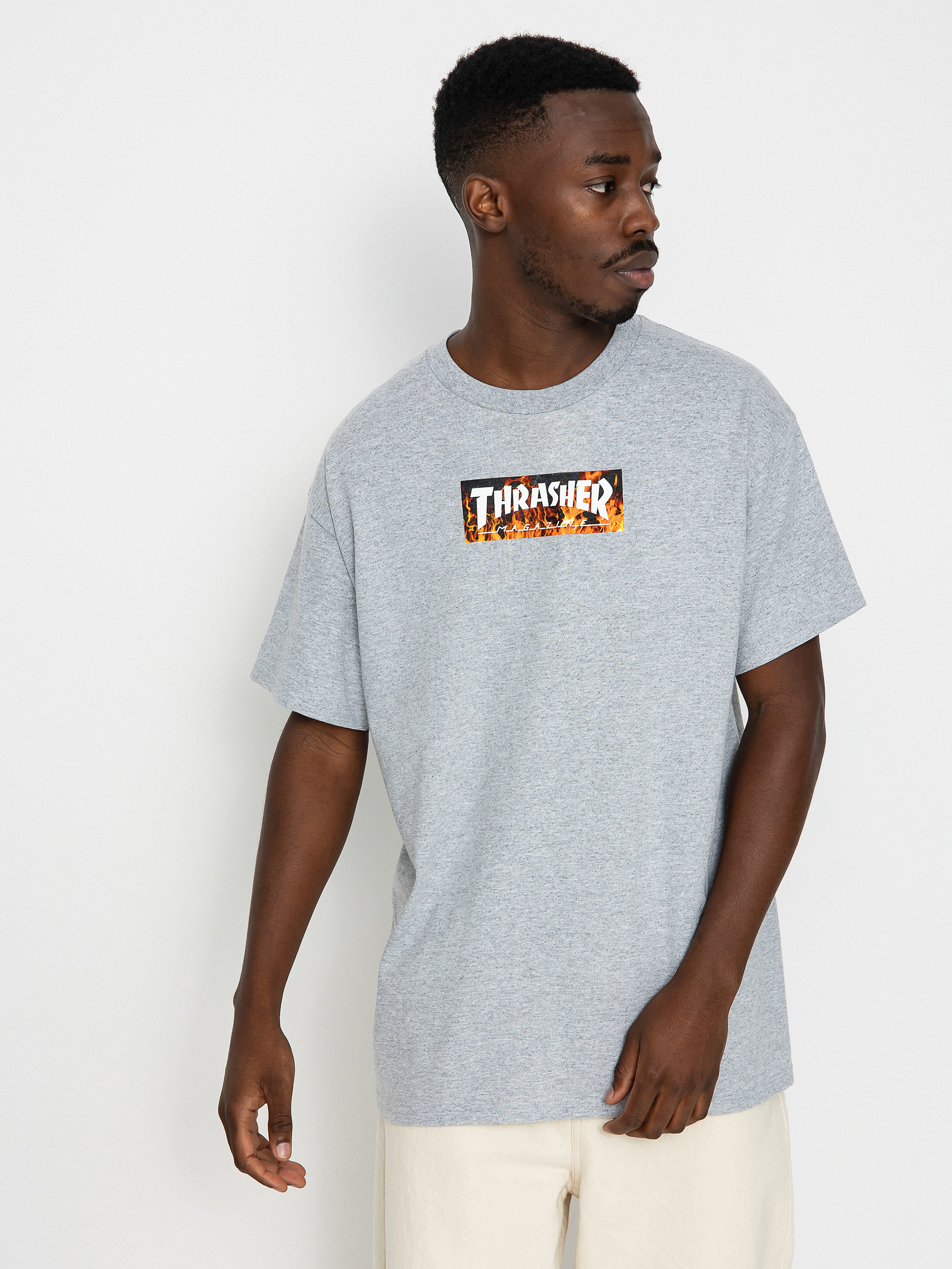 Tricou Thrasher Blaze (sport grey)