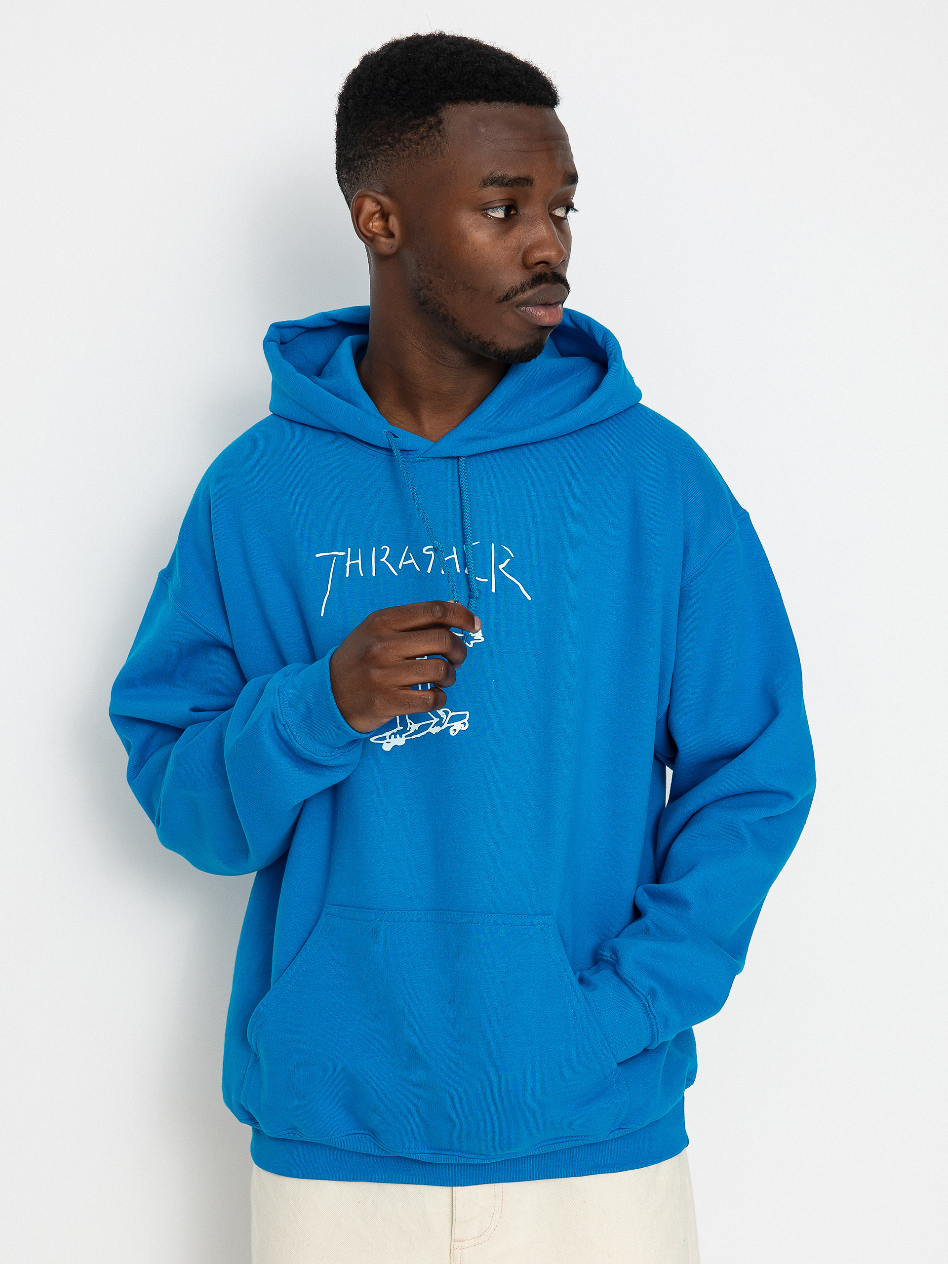 Hanorac cu glugă Thrasher Gonz HD (sapphire)