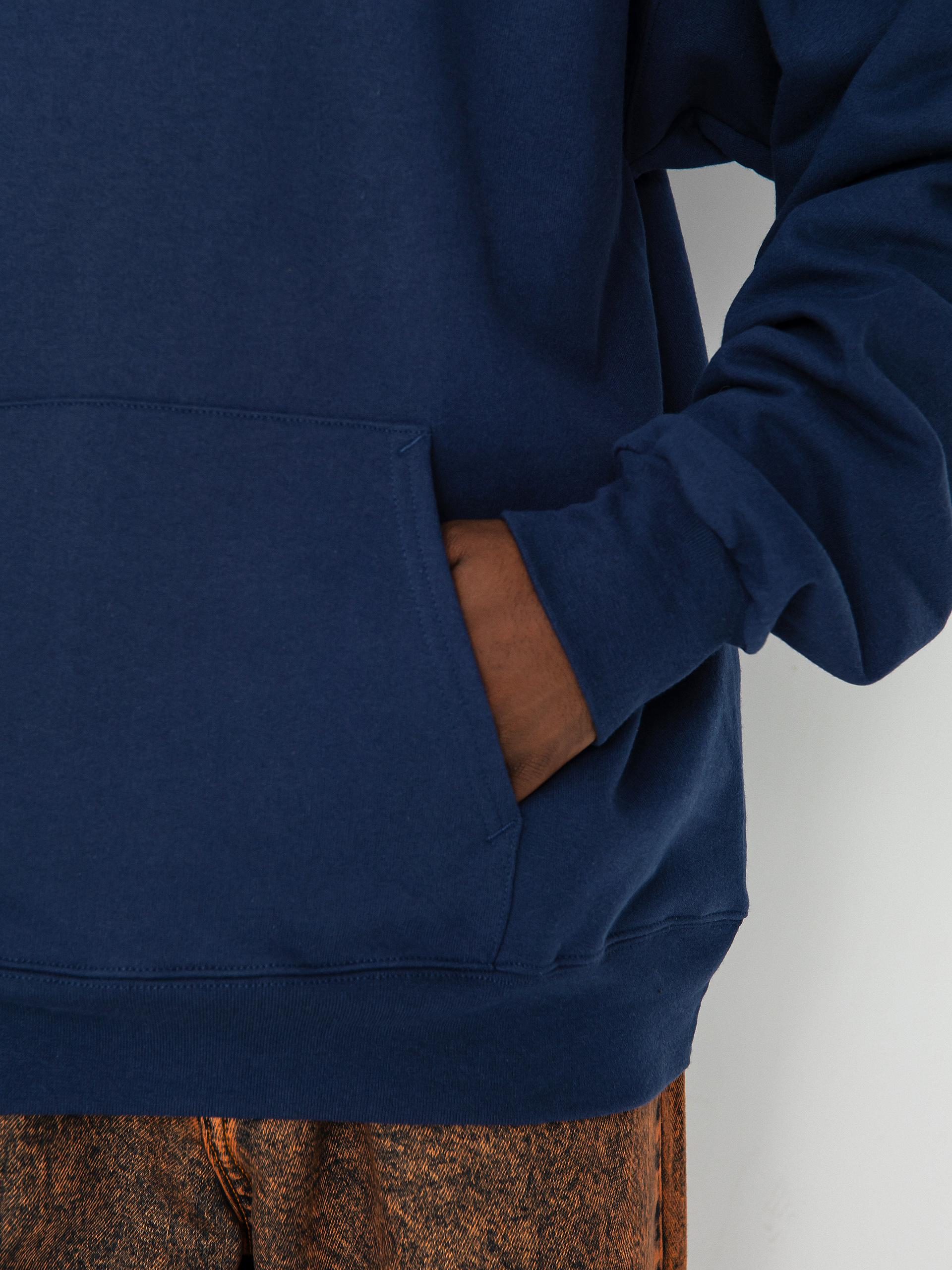 Hanorac cu glugă Thrasher Burn It Down HD (navy)