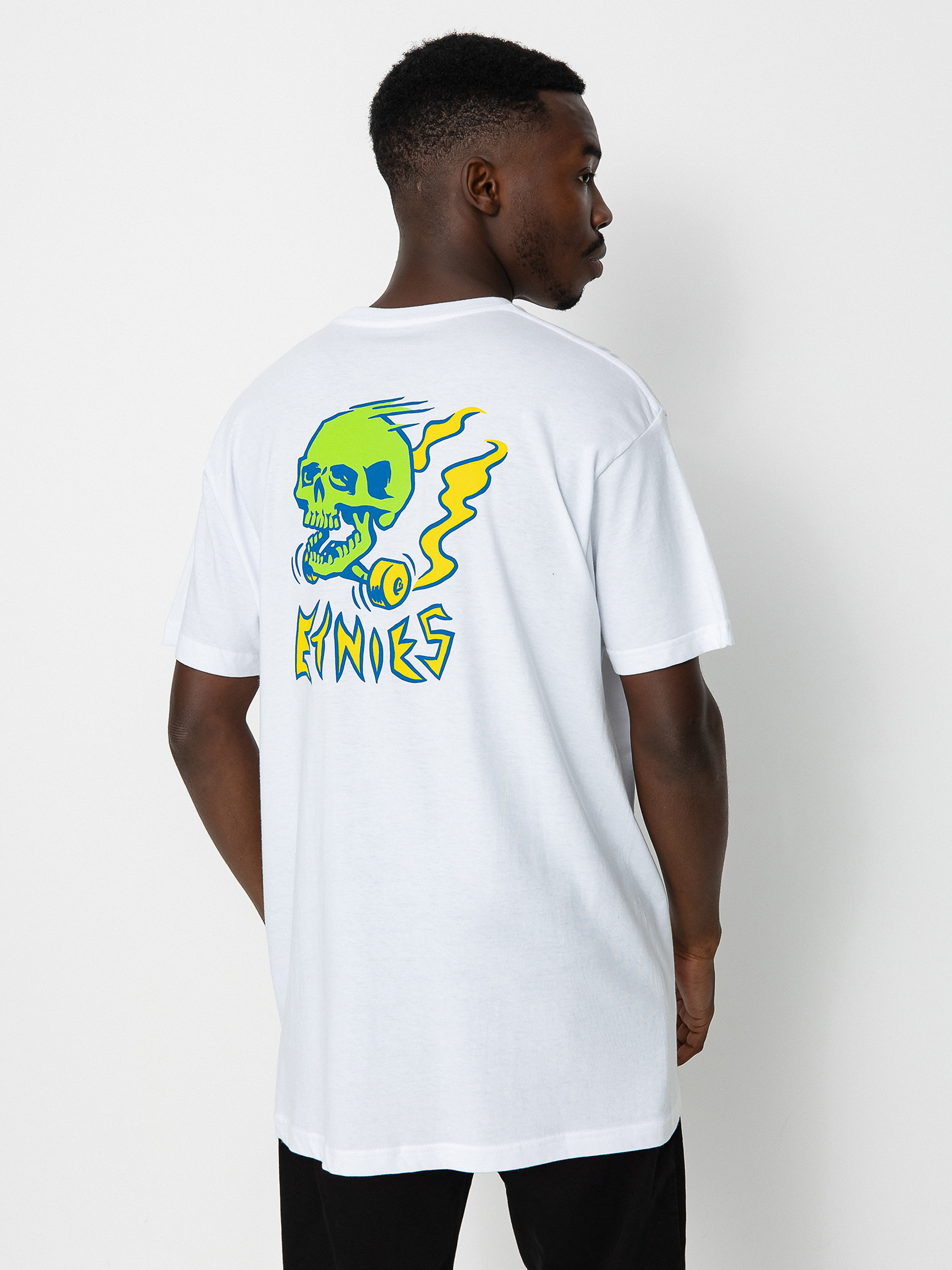 Tricou Etnies Skate Skull (white)