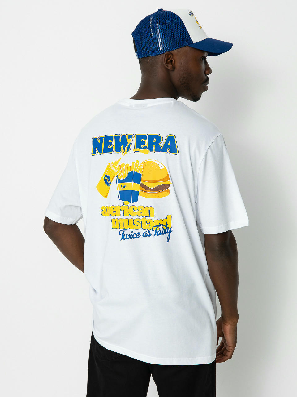 Tricou New Era Food Graphic (white/blue)