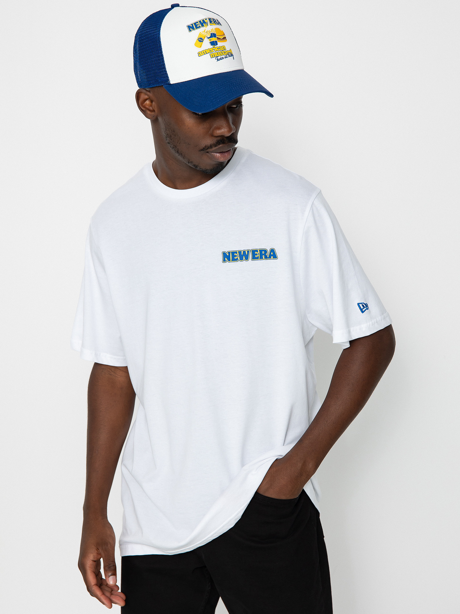 Tricou New Era Food Graphic (white/blue)