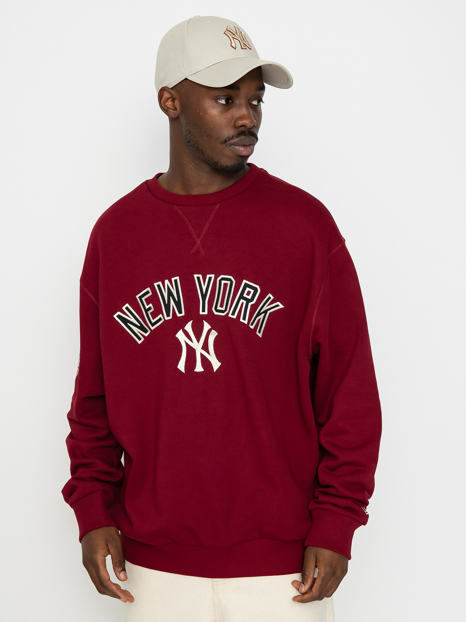 Hanorac New Era MLB New York Yankees (cranberry)