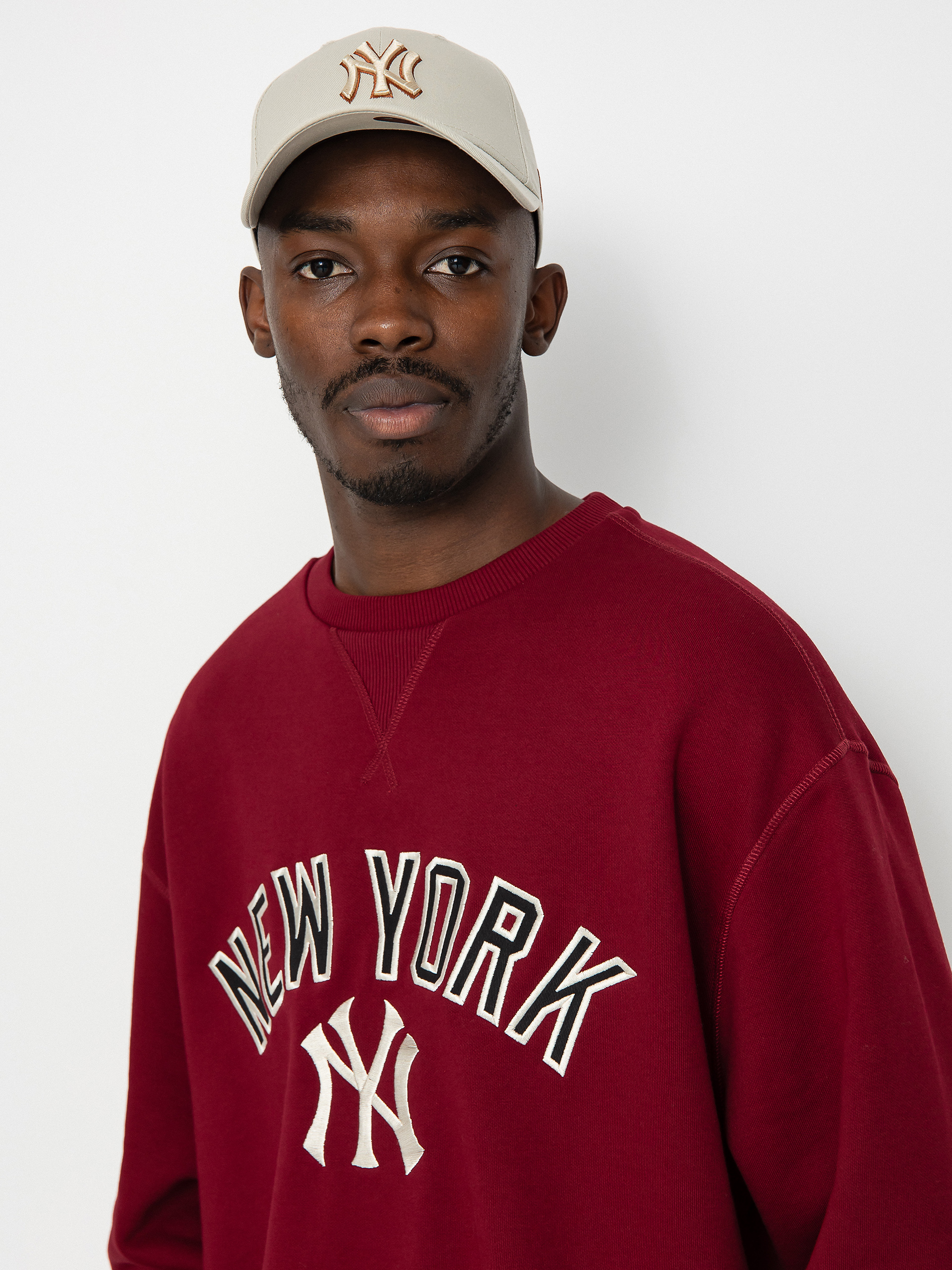 Hanorac New Era MLB New York Yankees (cranberry)
