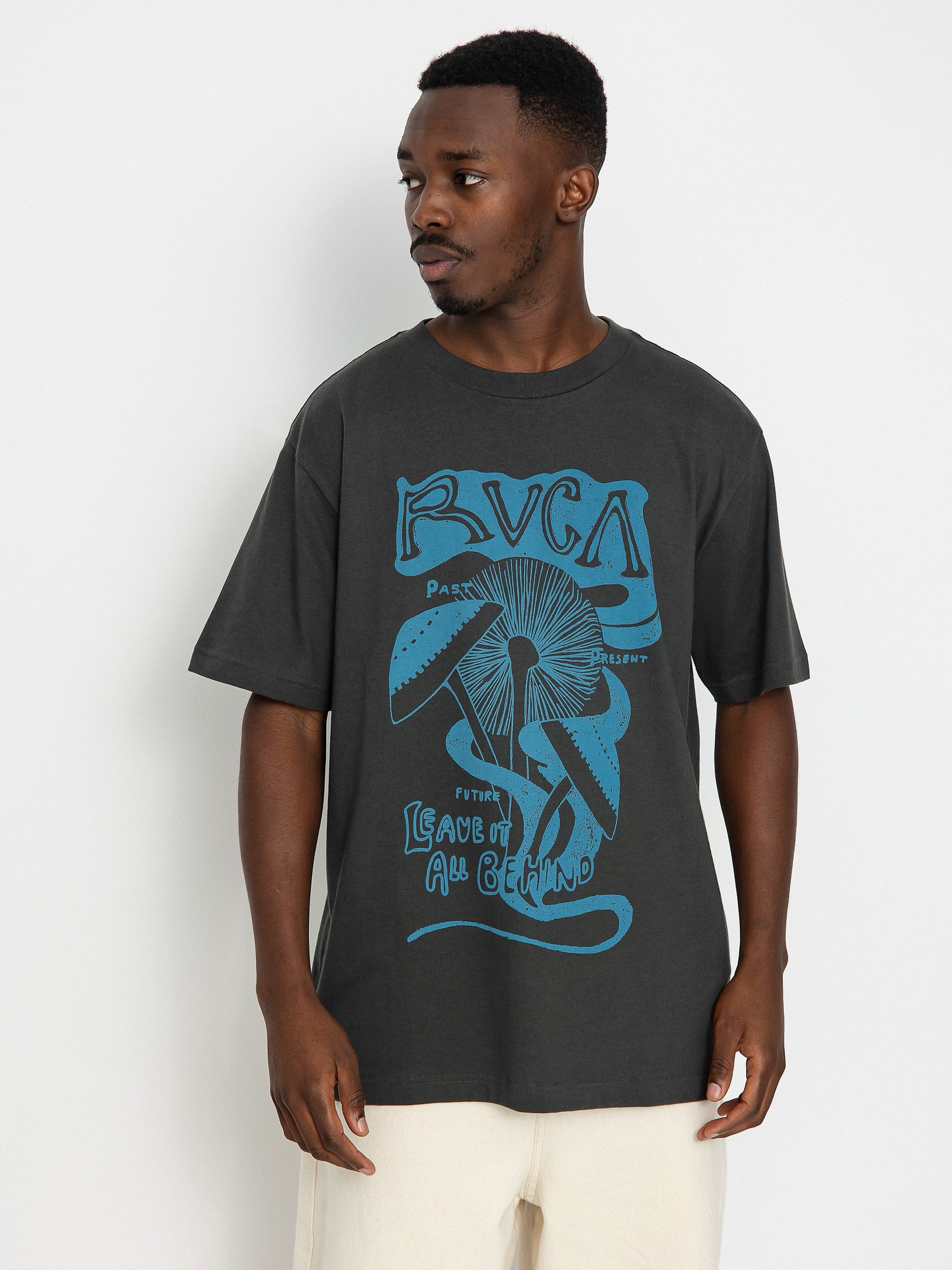 Tricou RVCA Leave Behind (pirate black)
