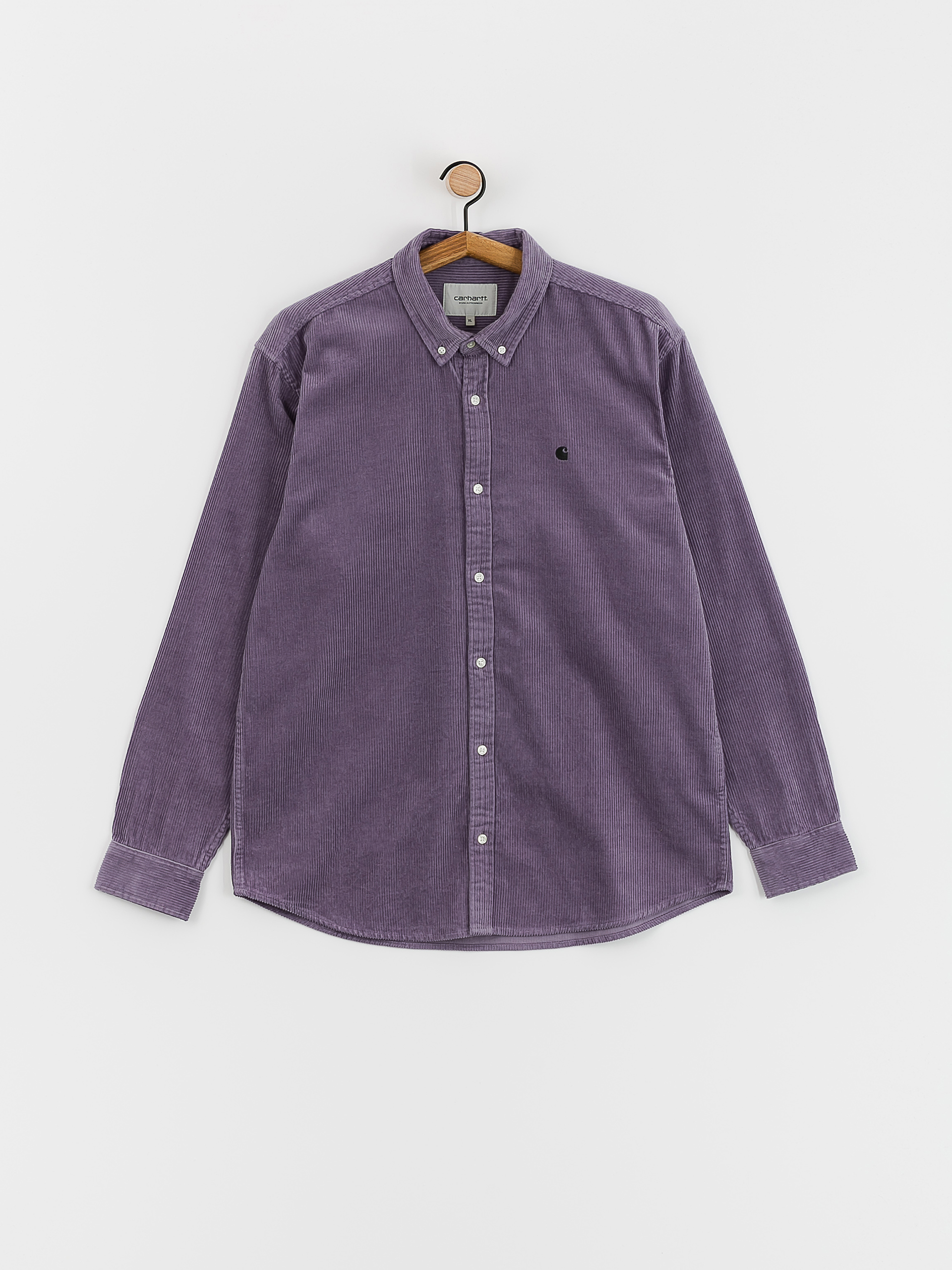 Cămașă Carhartt WIP Madison Cord (glassy purple/black)