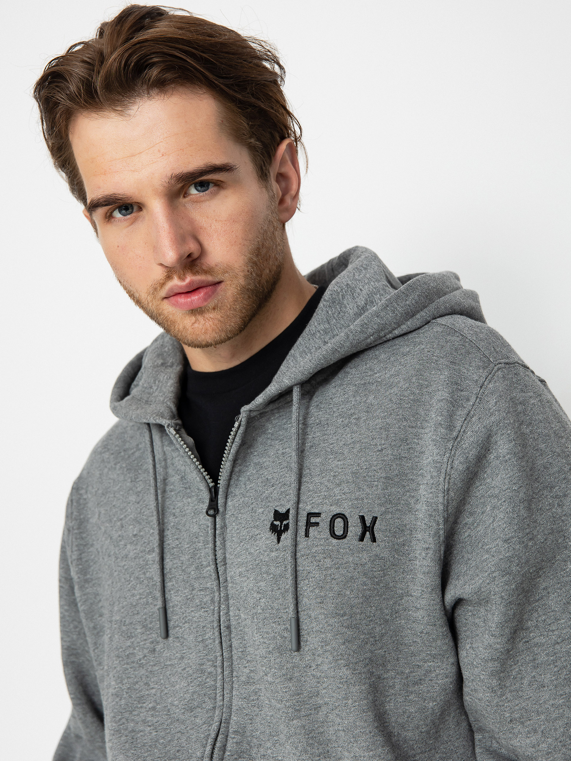 Hanorac cu glugă Fox Absolute HD (heather/graphite)